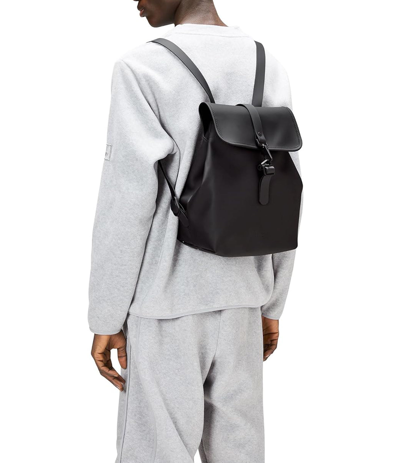 Rains Zaino Unisex Mod. BUCKET BACKPACK 13040 01 Black Nero