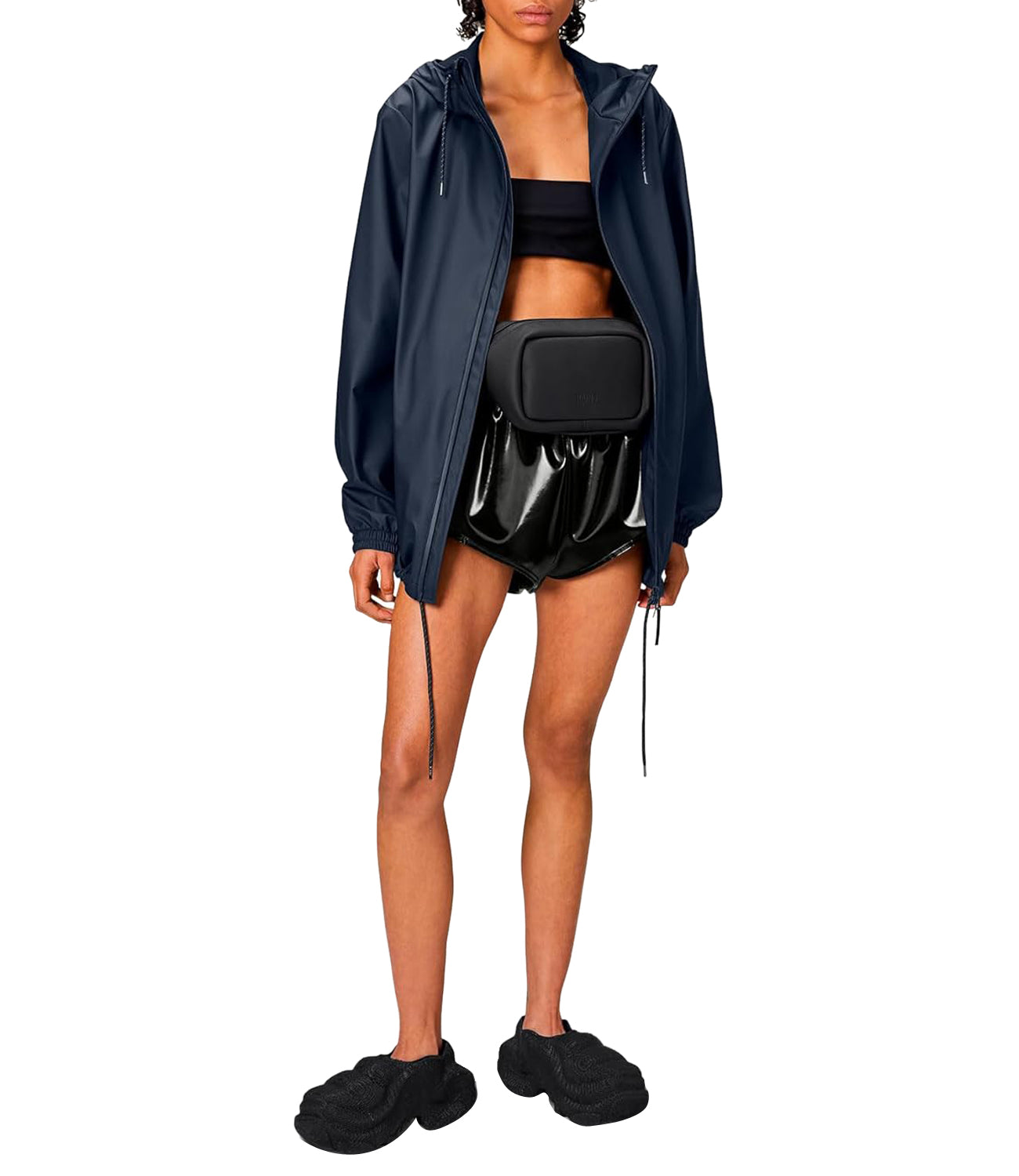 Rains Impermeabile Unisex Mod. STORM BREAKER 18370 47 Blu
