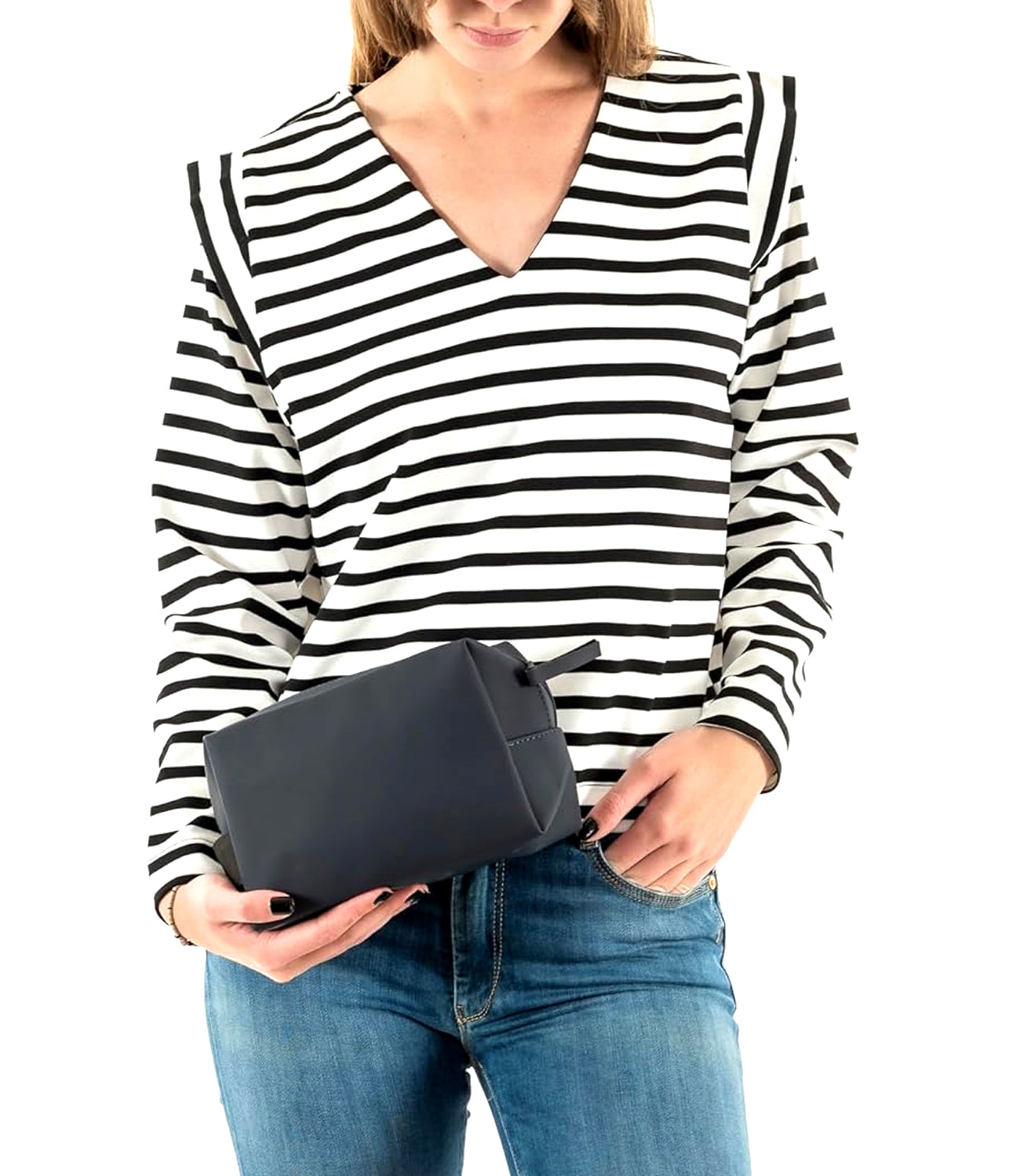 Rains Borsa Pochette Unizex Mod. WASH BAG SMALL 15580 47 Navy Blu