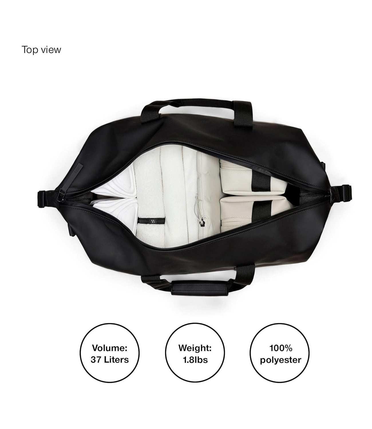 Rains Borsa Unisex Mod. WEECKEND BAG 14200 47 Blu