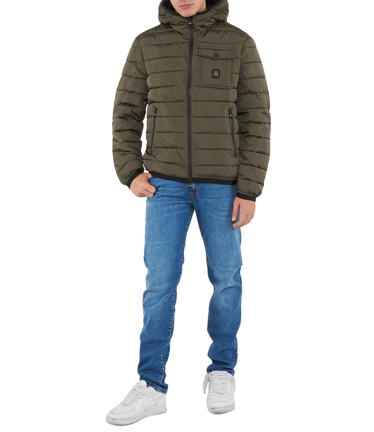 Refrigiwear Giubotto corto Josh Jacket Uomo Mod. G23308 NY0185 E04010 Sea Turtle