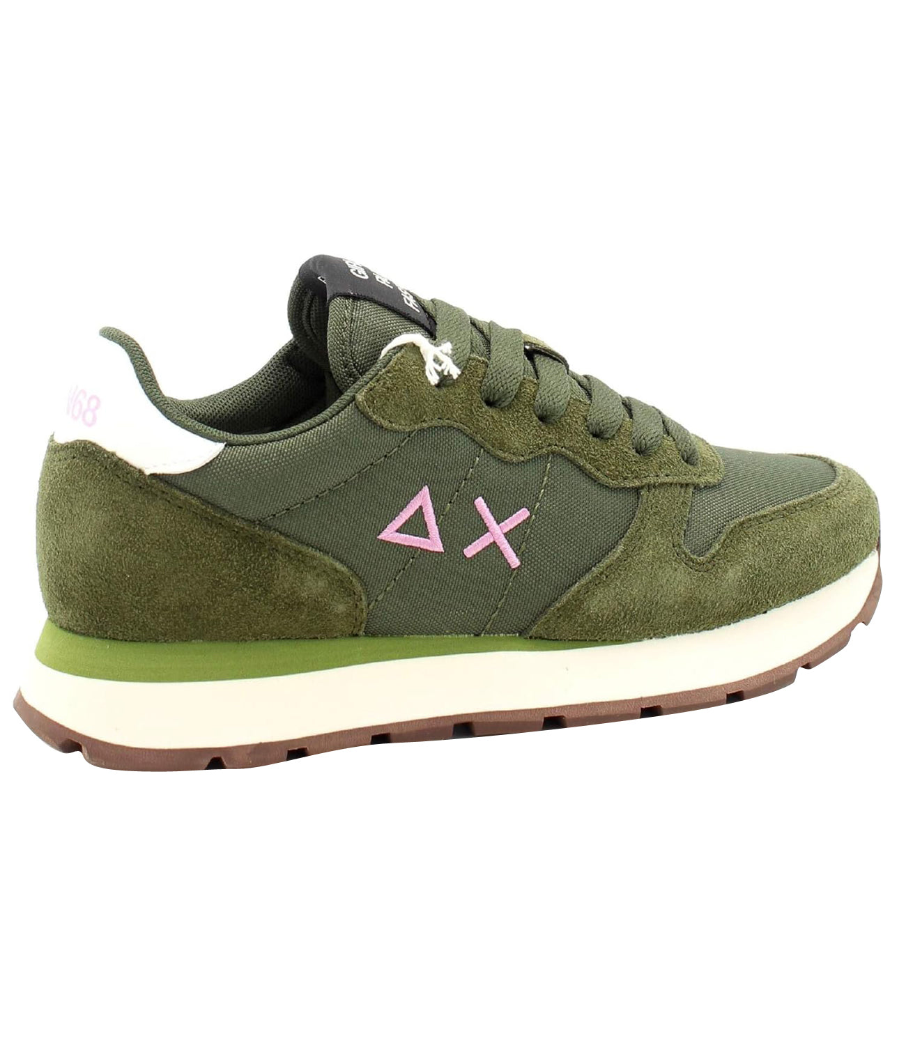 Sun68 Sneakers Ally Solid Nylon Donna Mod. Z44201 74 Militare Scuro