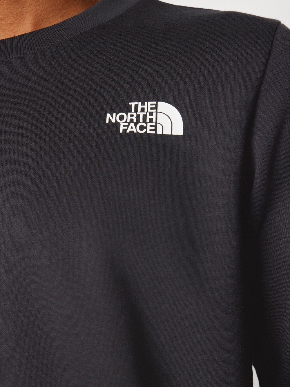 Felpa The North Face Simple Dome Crew da Uomo - Nero