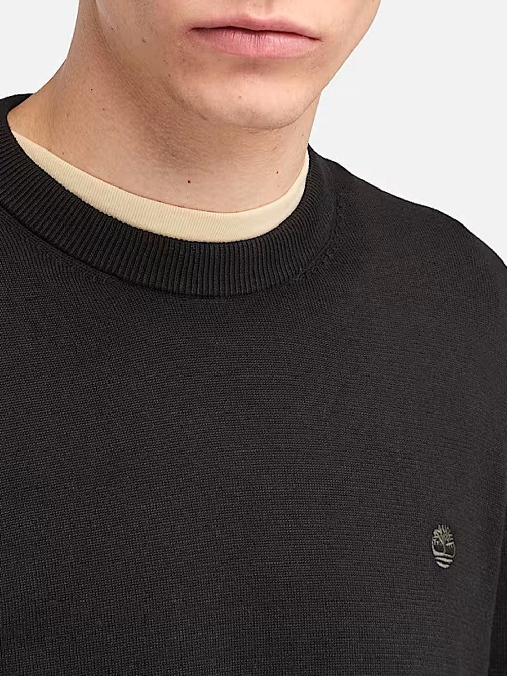 Pullover Timberland Cotton da Uomo - Nero