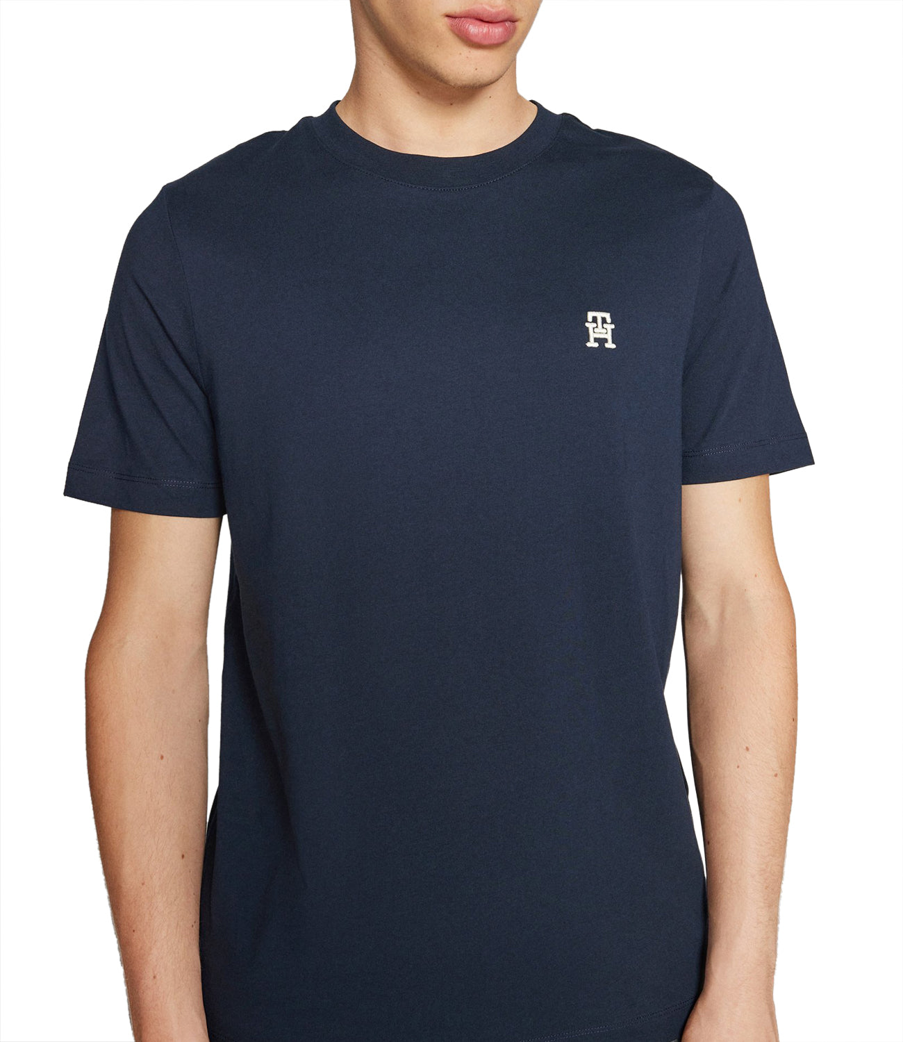 Tommy Hilfiger T-shirt Monogram Imd Tee Uomo Mod. MW0MW33987 DW5 Desert Sky