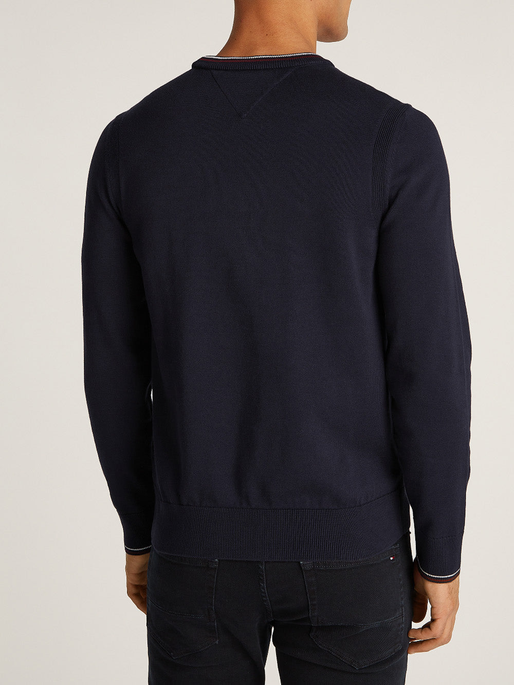 Tommy Hilfiger Pullover Rwb Cotton Crew Neck Uomo Mod. MW0MW35474 DW5 Desert Sky