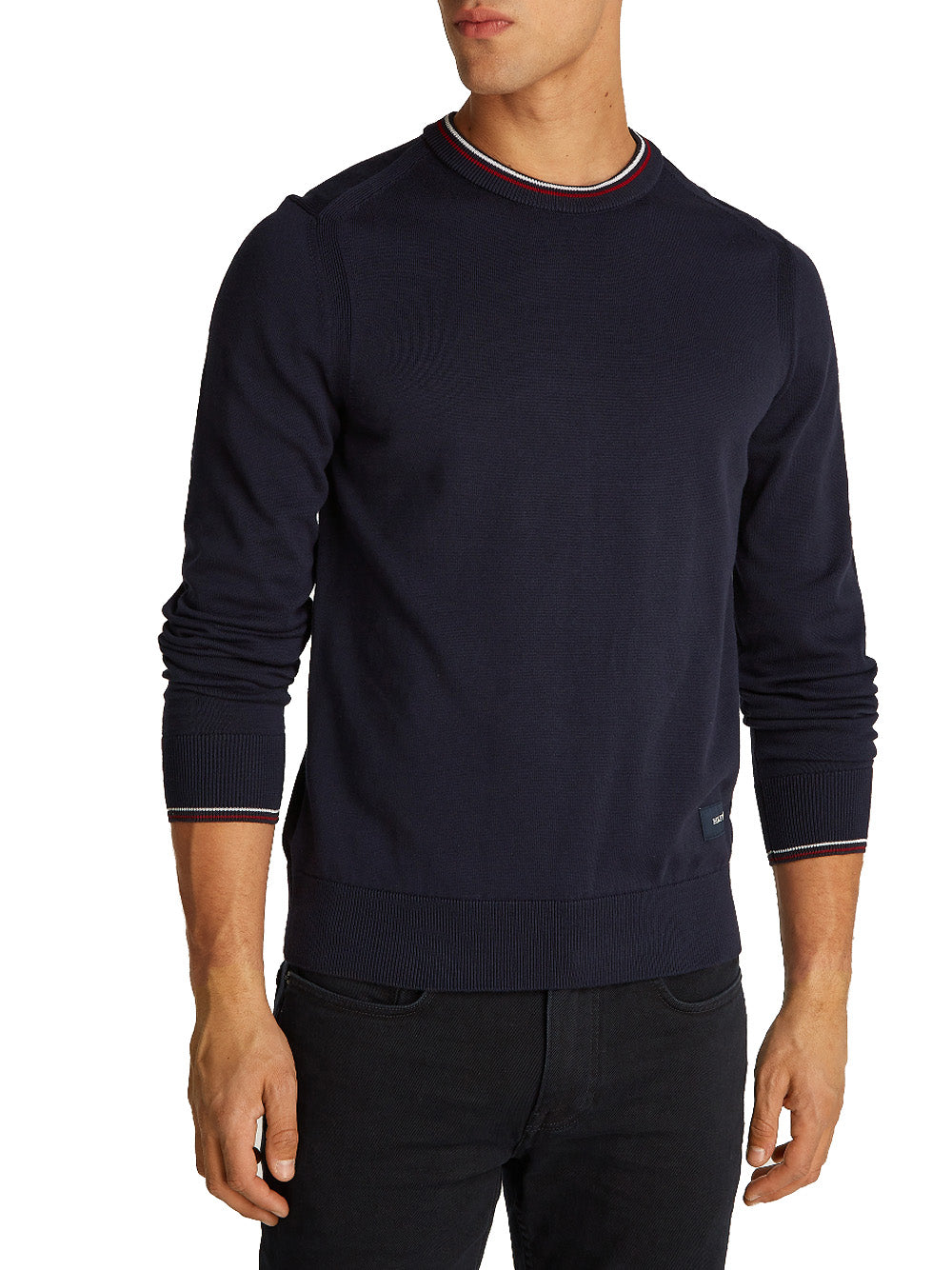 Tommy Hilfiger Pullover Rwb Cotton Crew Neck Uomo Mod. MW0MW35474 DW5 Desert Sky