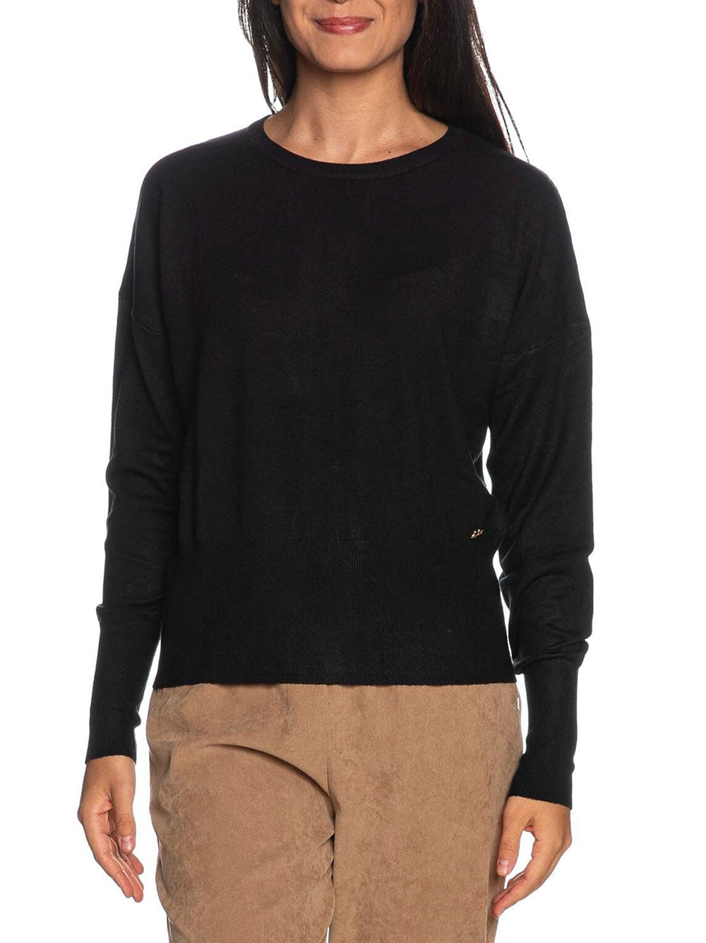 Pullover Yes Zee da Donna - Nero