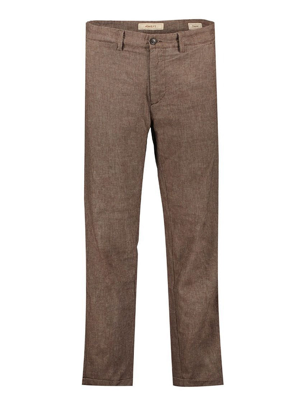 Pantalone Chino 40Weft da Uomo - Marrone