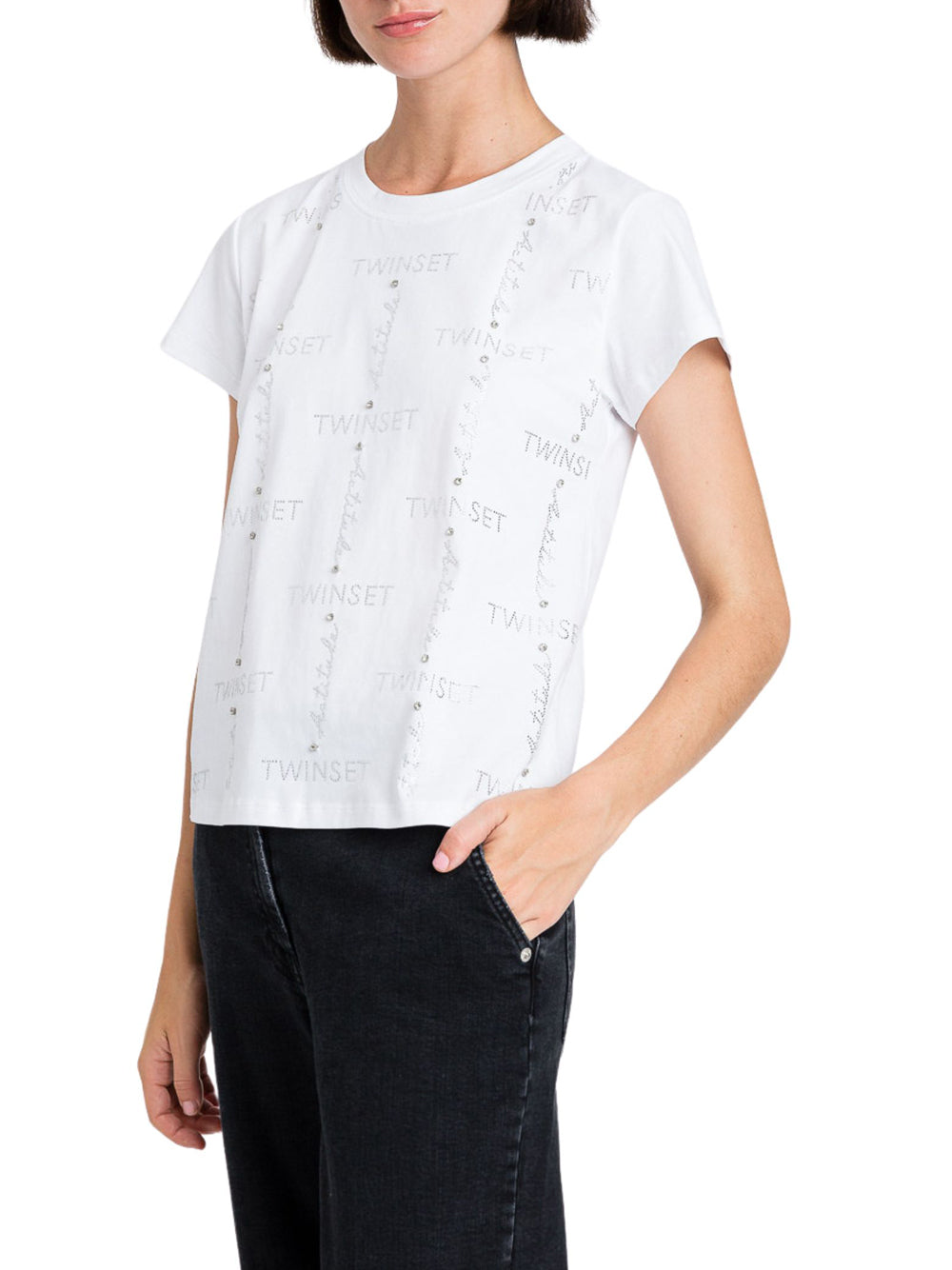 T-shirt Actitude da Donna - Bianco