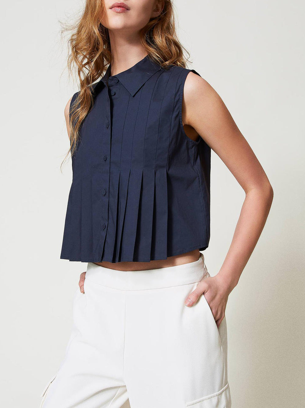 Camicia Actitude da Donna - Blu