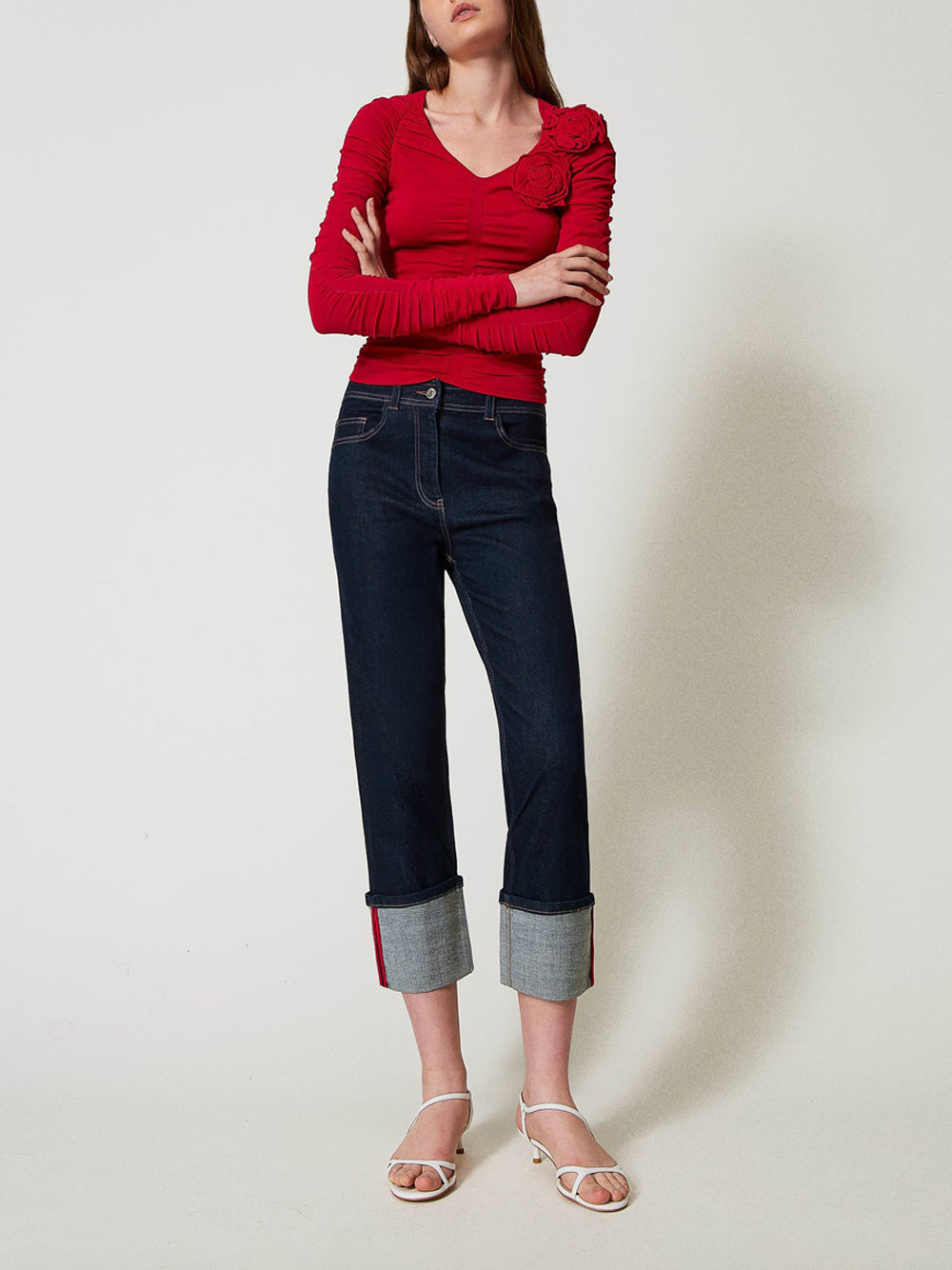 Jeans Capri Actitude da Donna - Denim