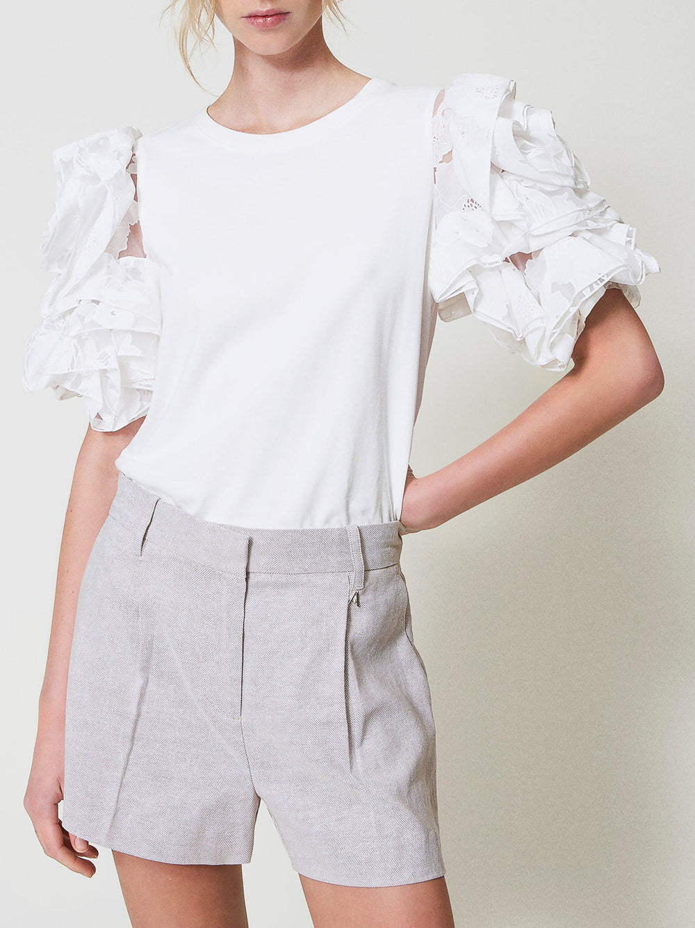 T-shirt Actitude da Donna - Bianco