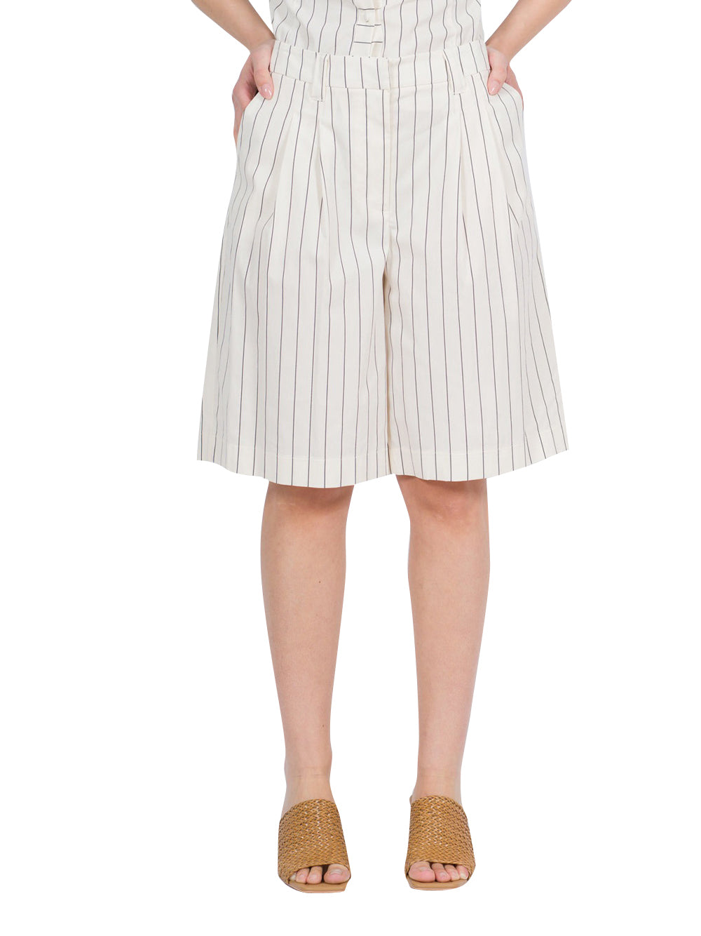 Bermuda Casual Actitude da Donna - Avorio