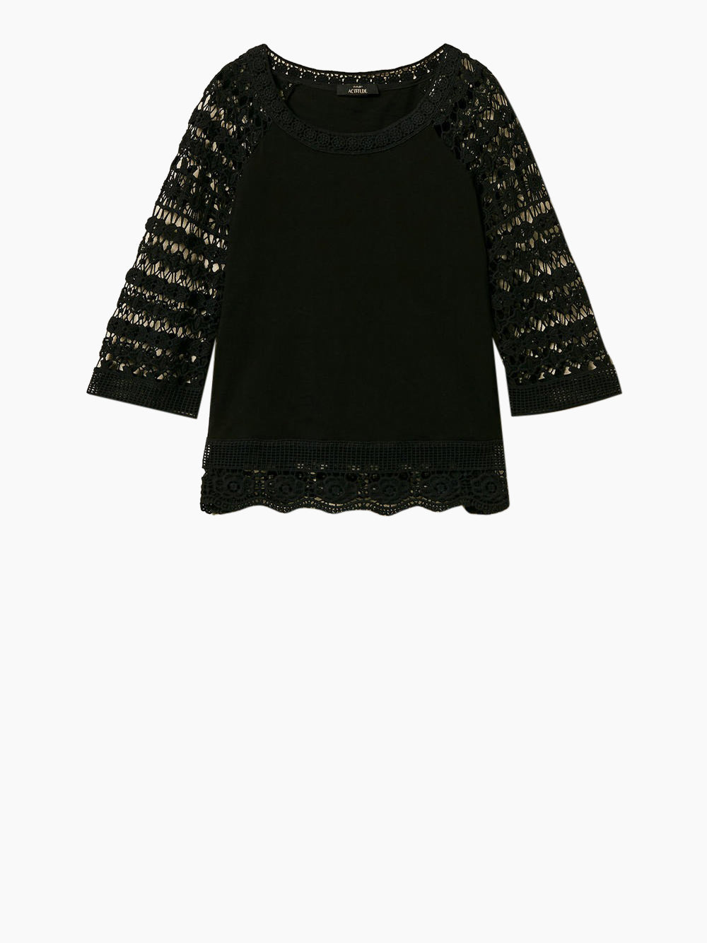 Blusa Actitude da Donna - Nero