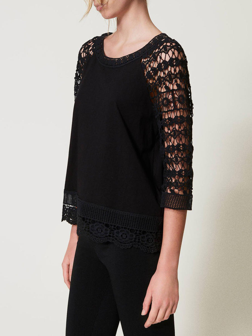Blusa Actitude da Donna - Nero