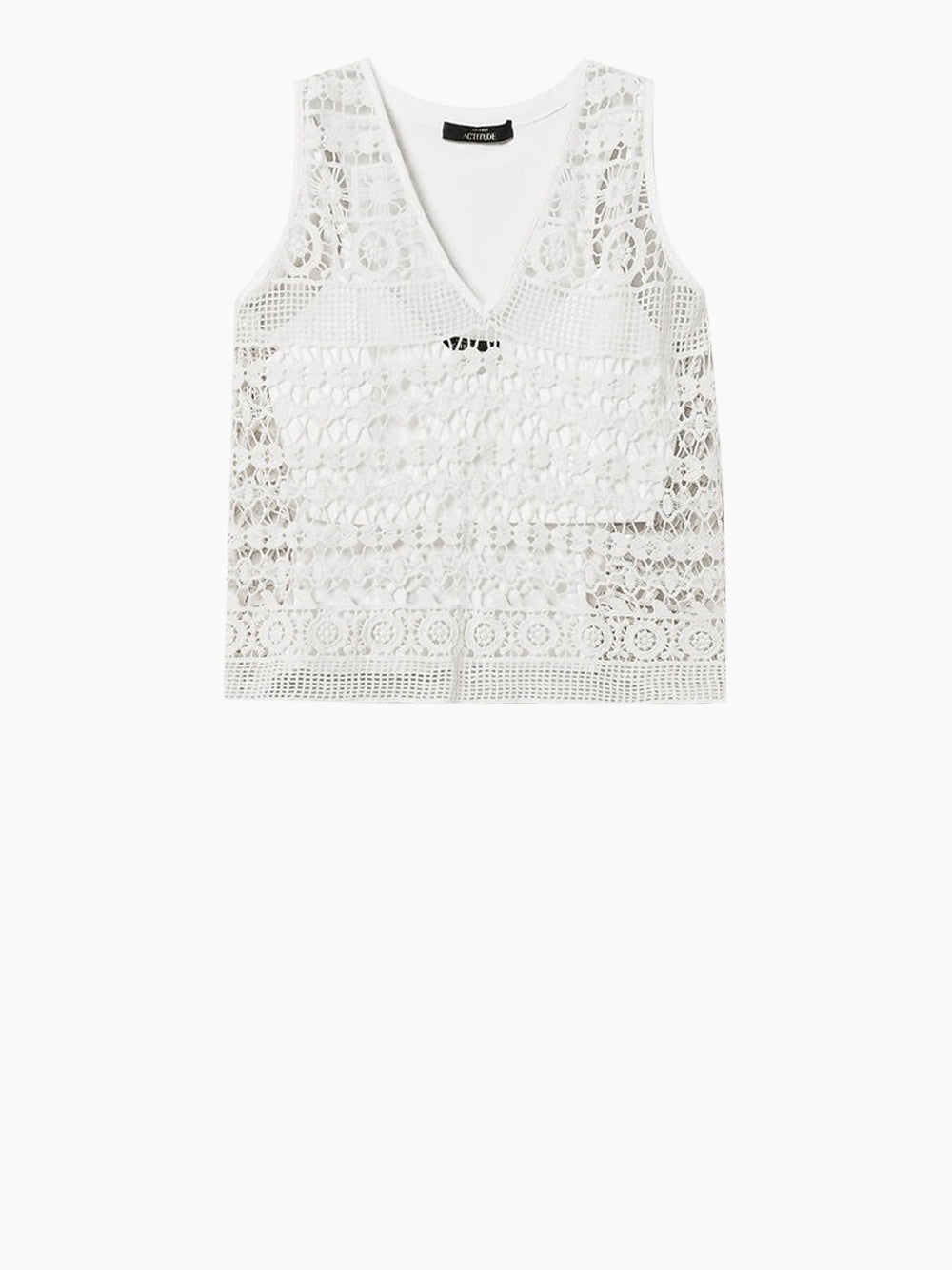 Top Actitude da Donna - Bianco