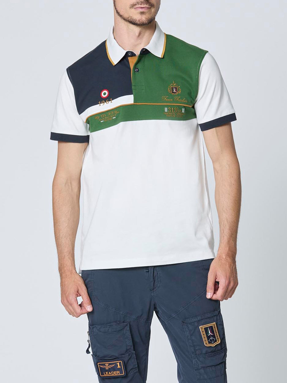 Actitude Polo Aeronautica Militare da Uomo - Bianco