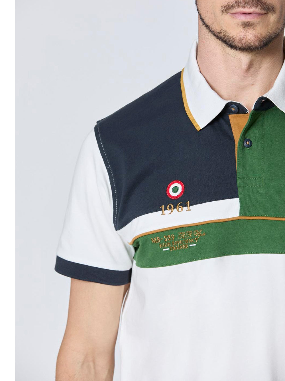 Actitude Polo Aeronautica Militare da Uomo - Bianco