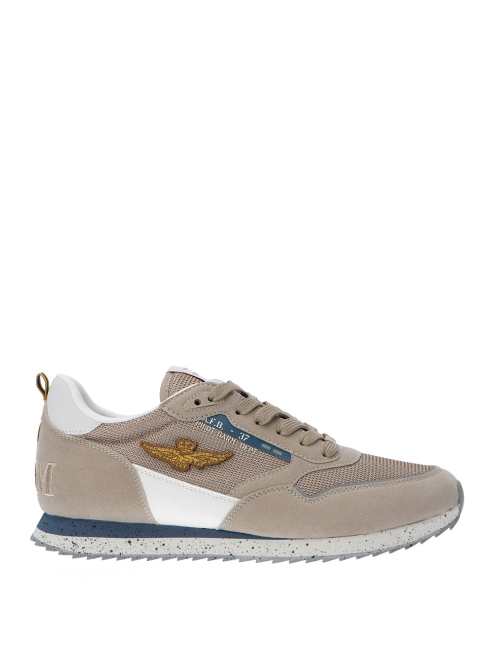 Actitude Sneakers Aeronautica Militare da Uomo - Avorio