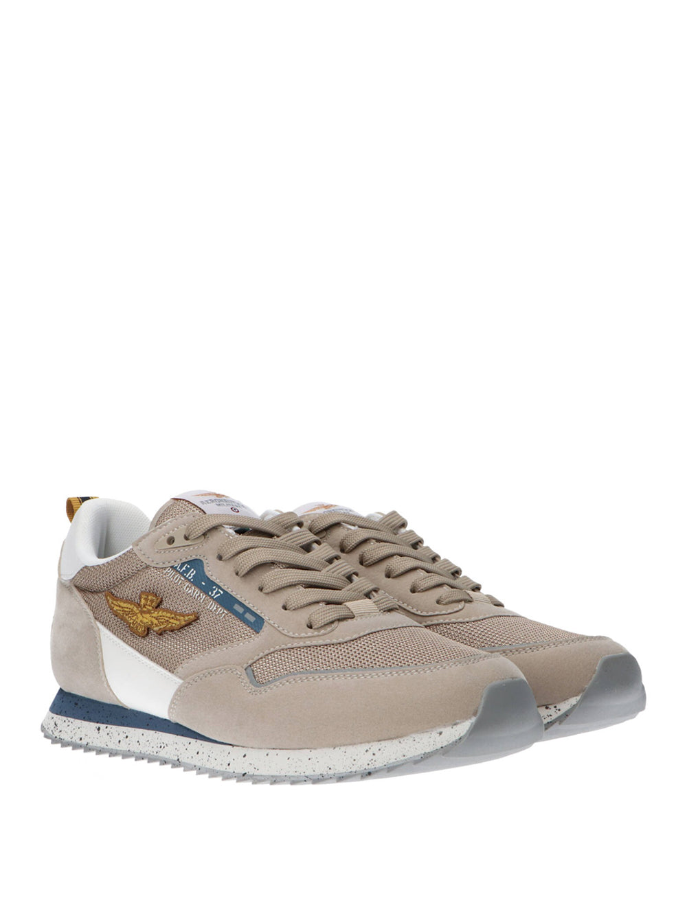 Actitude Sneakers Aeronautica Militare da Uomo - Avorio