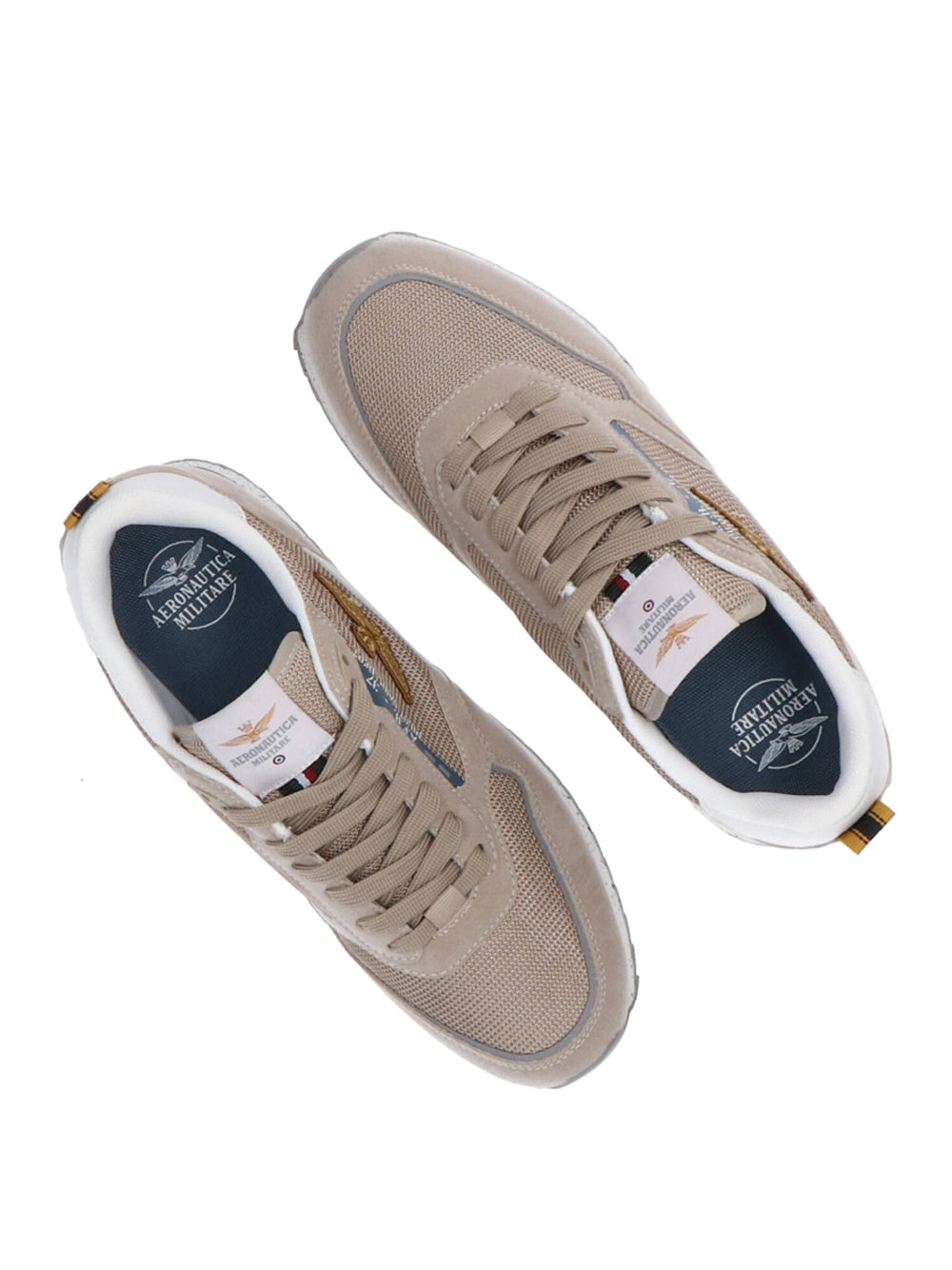 Actitude Sneakers Aeronautica Militare da Uomo - Avorio