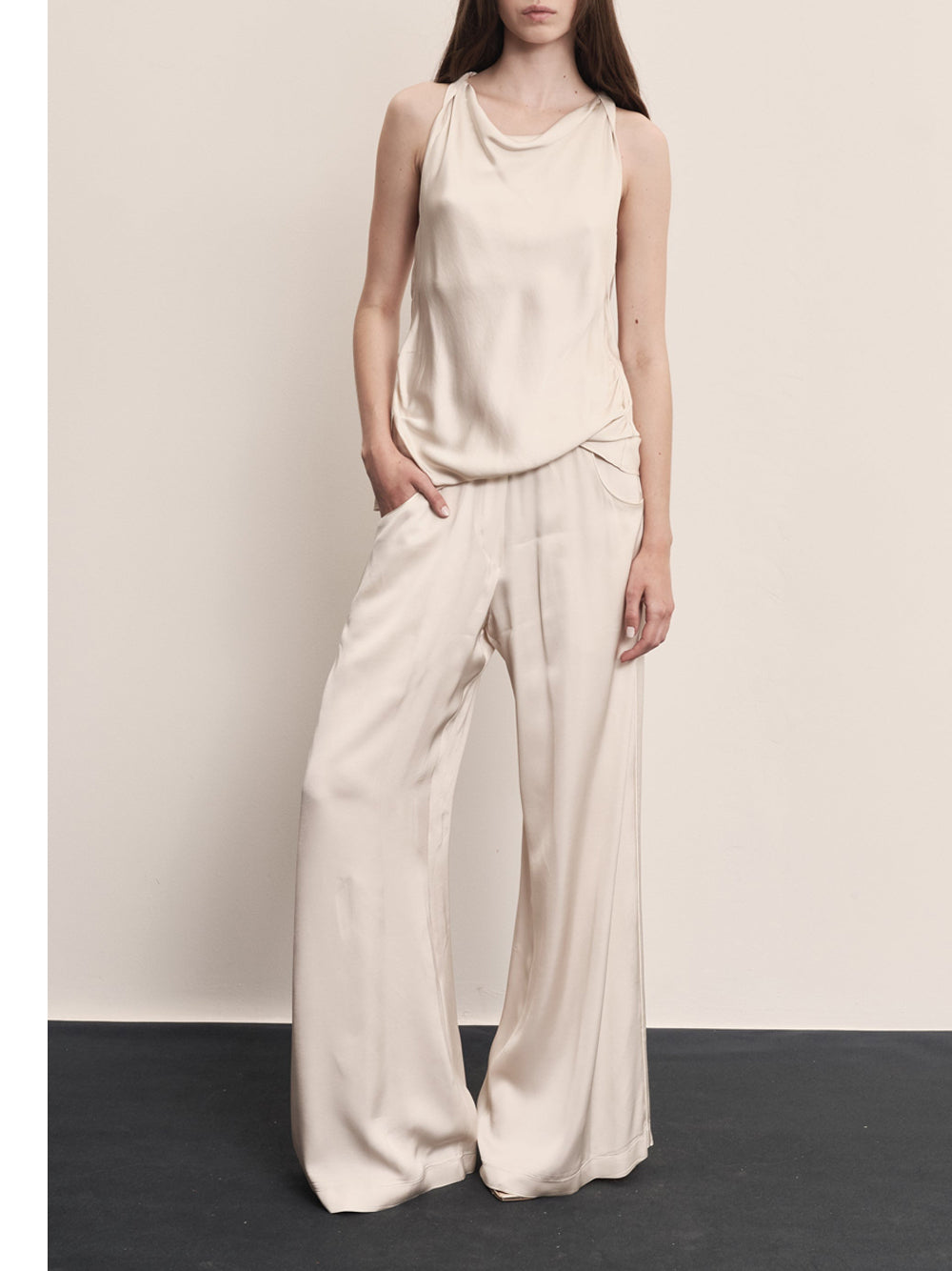 Pantalone Palazzo Akep da Donna - Avorio