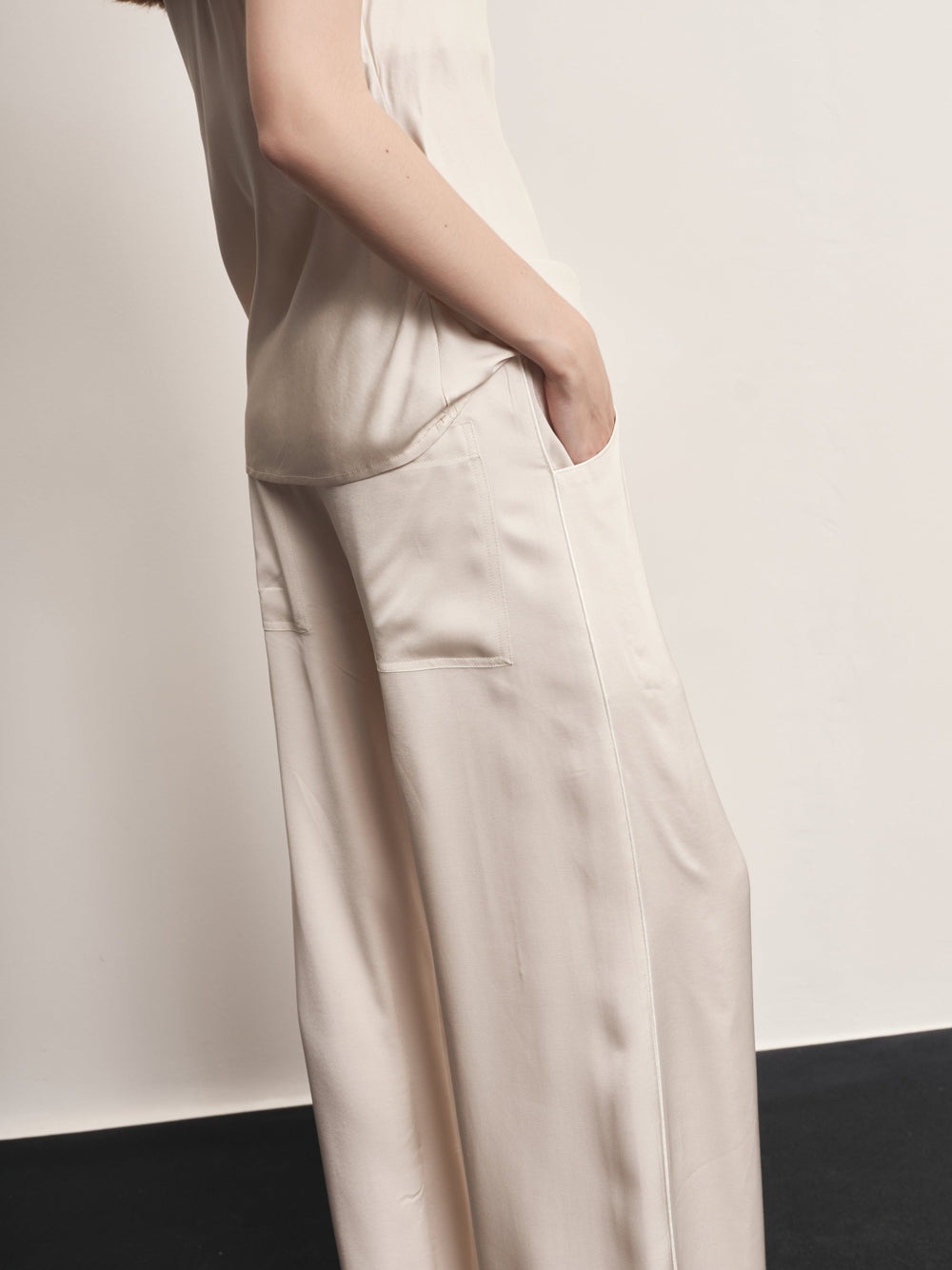 Pantalone Palazzo Akep da Donna - Avorio