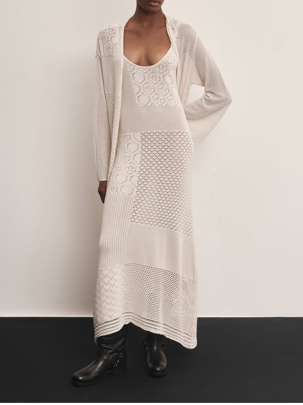 Vestito Longuette Akep da Donna - Avorio