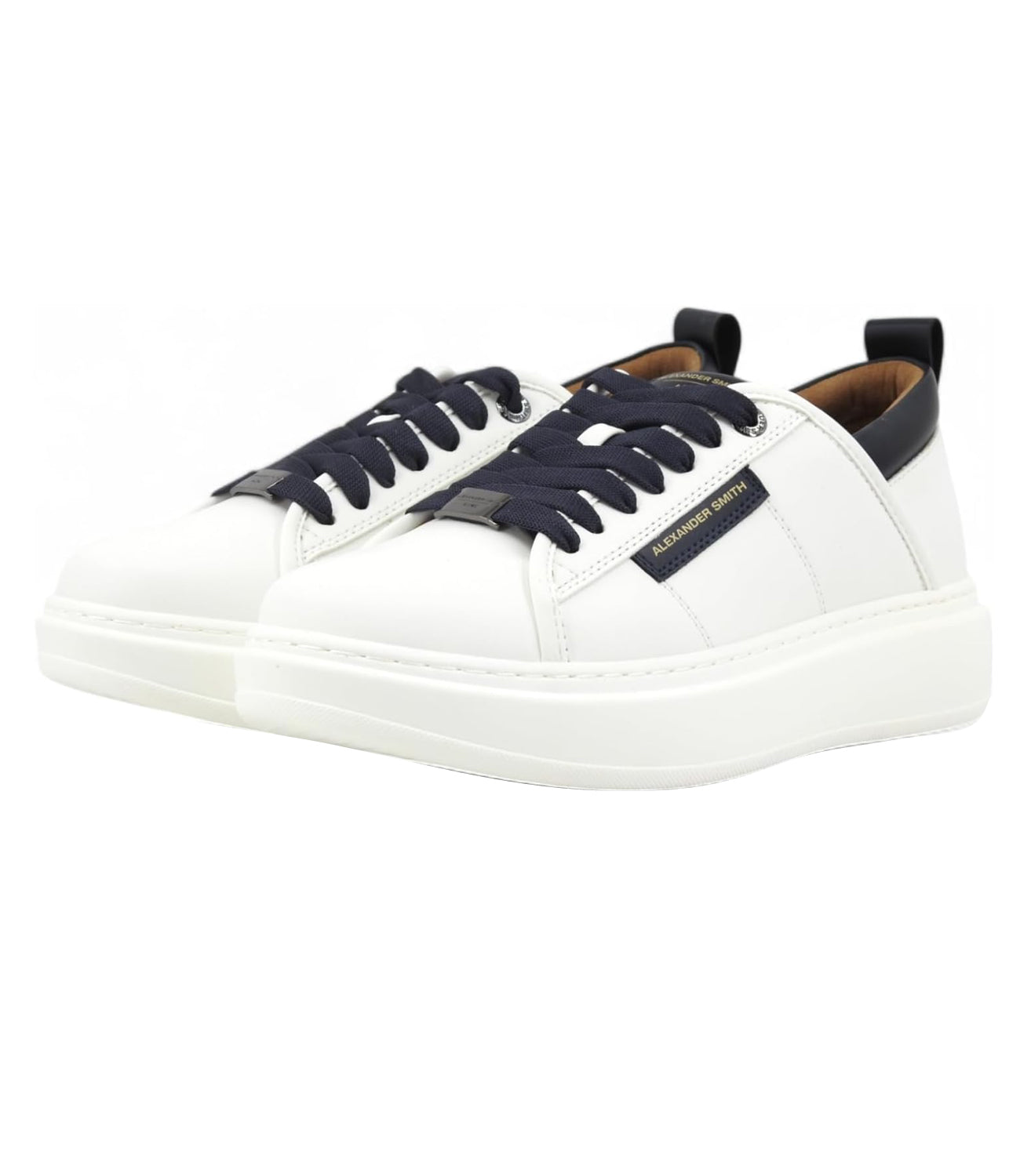 Alexander Smith Sneakers eco-wembley man Uomo Mod. AEBBEWM 7010 WBL Whiteblu Bianco