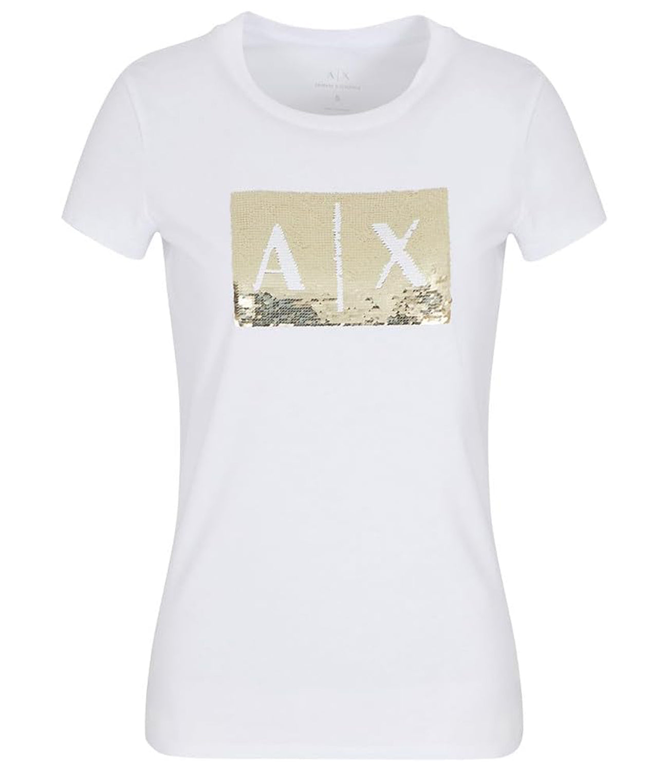 A|X Armani Exchange T-shirt Donna Mod. 8NYTDL YJ73Z M0015 Bianco
