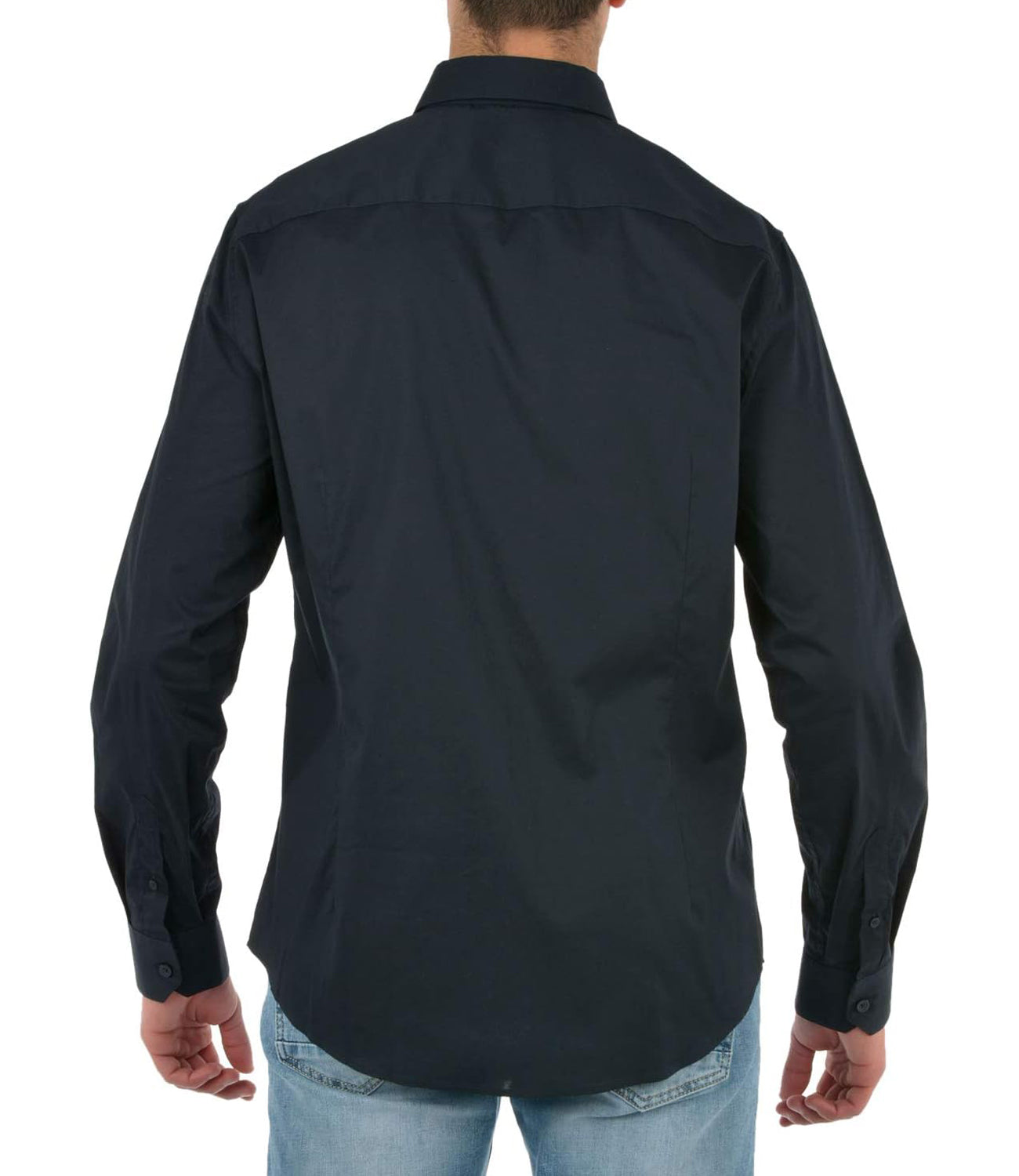 A|X Armani Exchange Camicia Manica Lunga Uomo Mod. 8NZC31 ZN28Z 1510 Blu