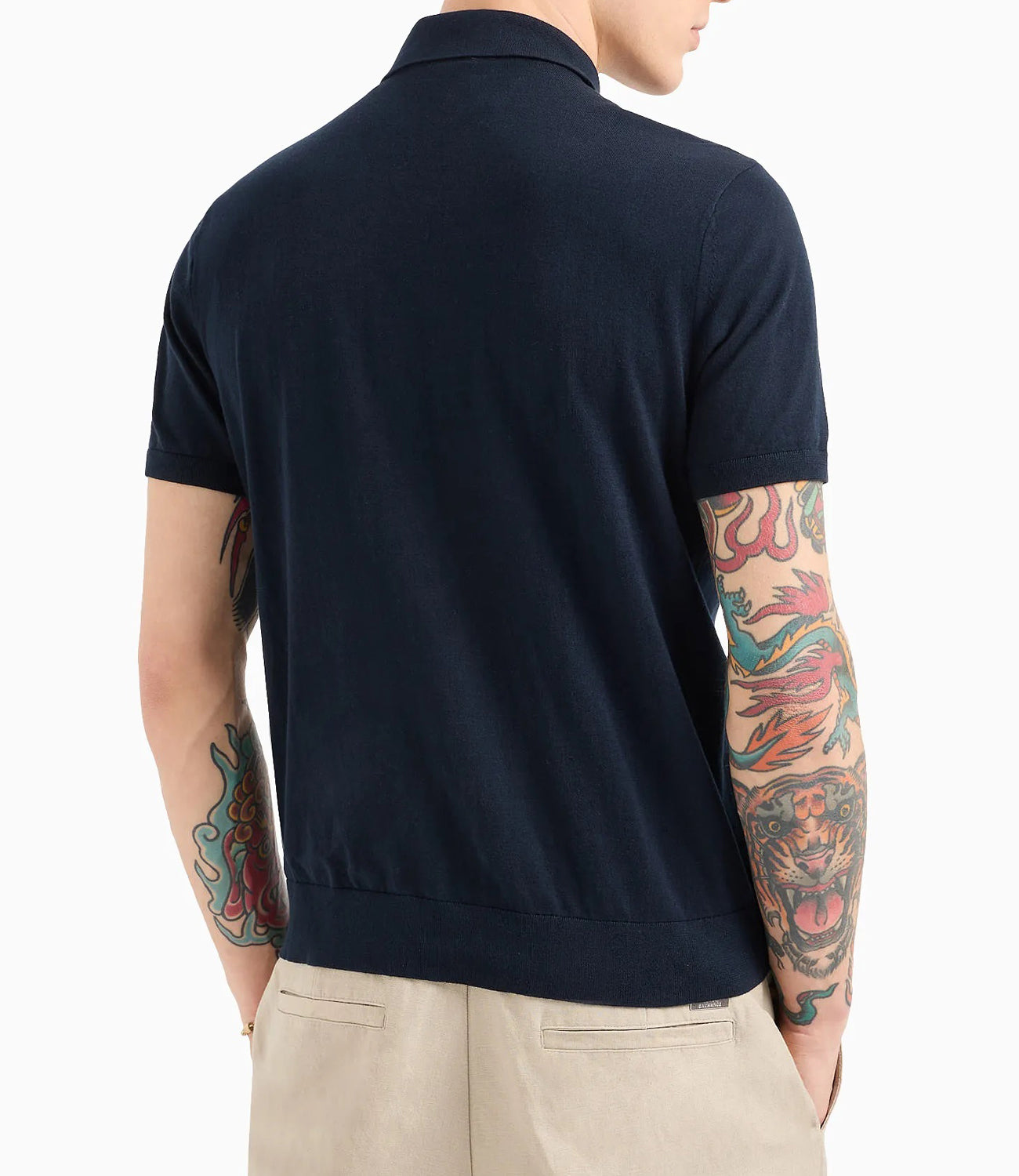 A|X Armani Exchange Polo M/C Uomo Mod. 8NZF5D ZM3JZ 1510 Blu