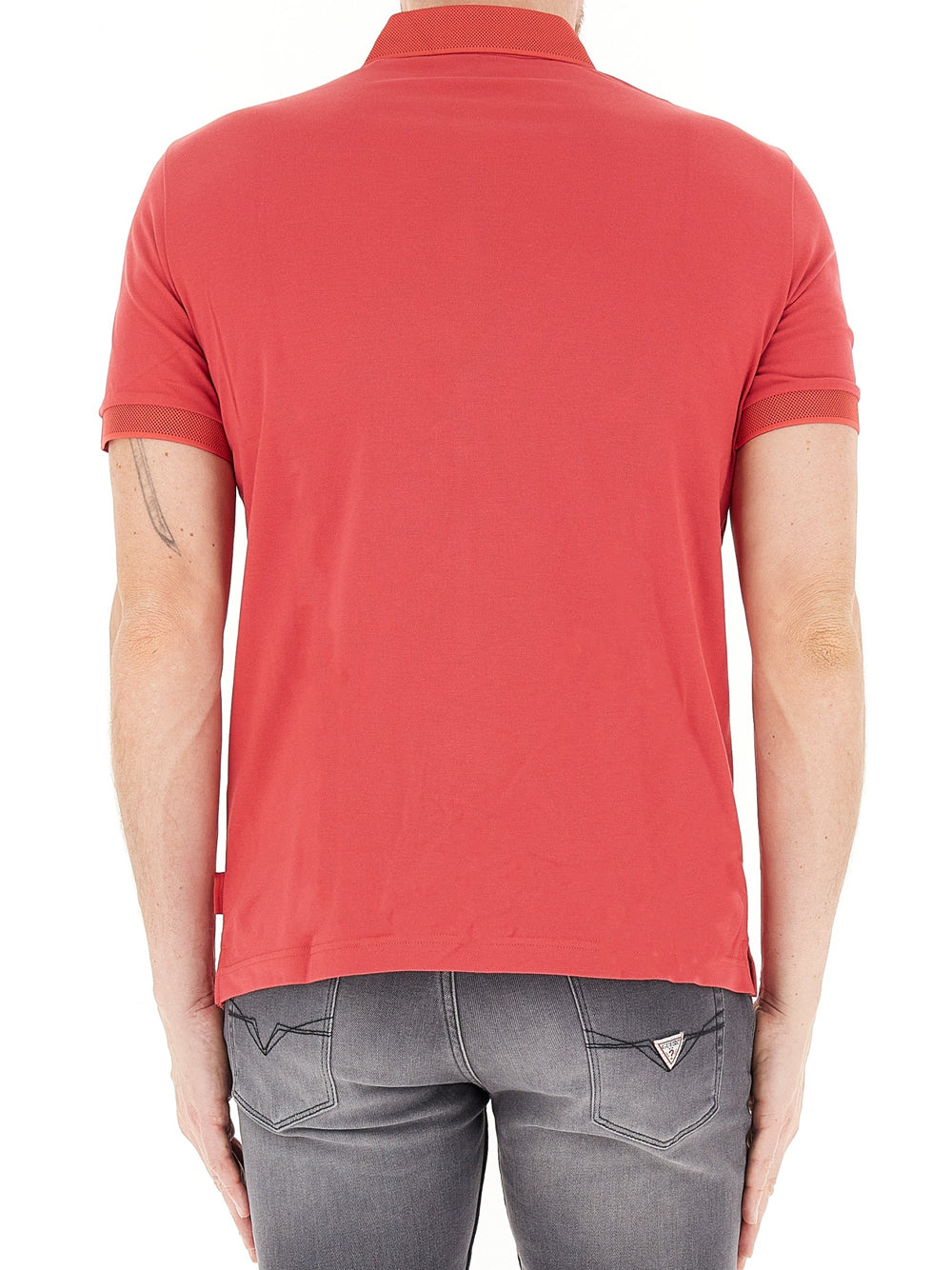 Polo Armani Exchange da Uomo - Rosso