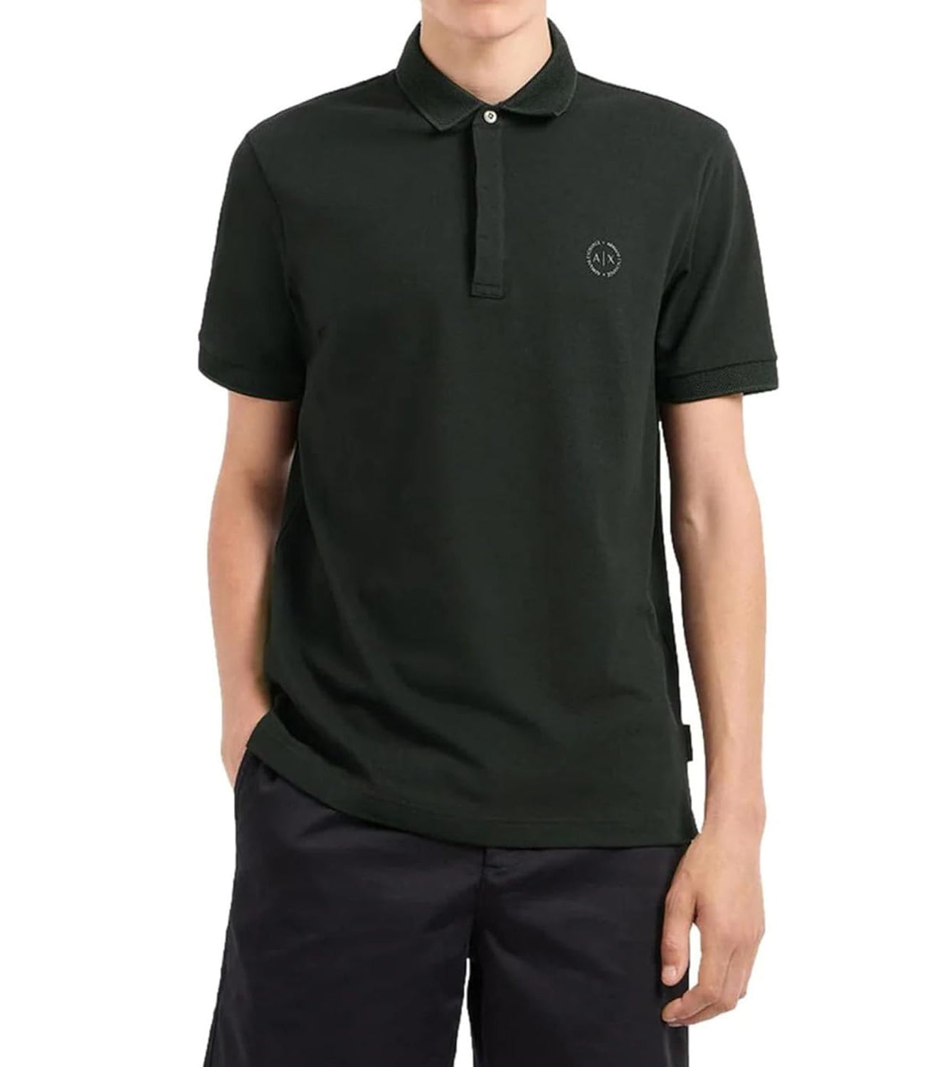 A|X Armani Exchange Polo Manica Corta Uomo Mod. 8NZF91 ZJ81Z U8001 Verde