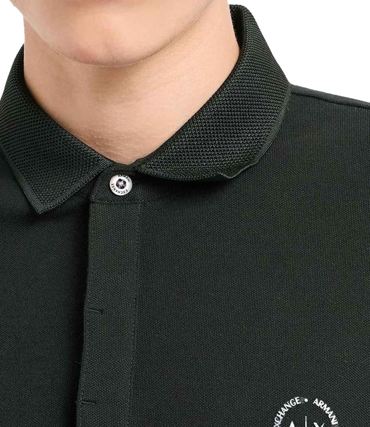 A|X Armani Exchange Polo Manica Corta Uomo Mod. 8NZF91 ZJ81Z U8001 Verde