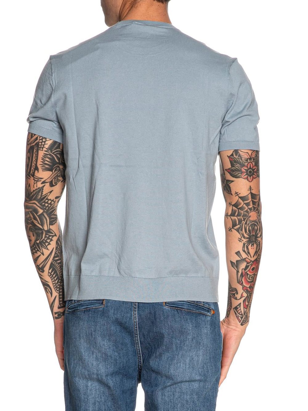 Maglia Armani Exchange da Uomo - Celeste