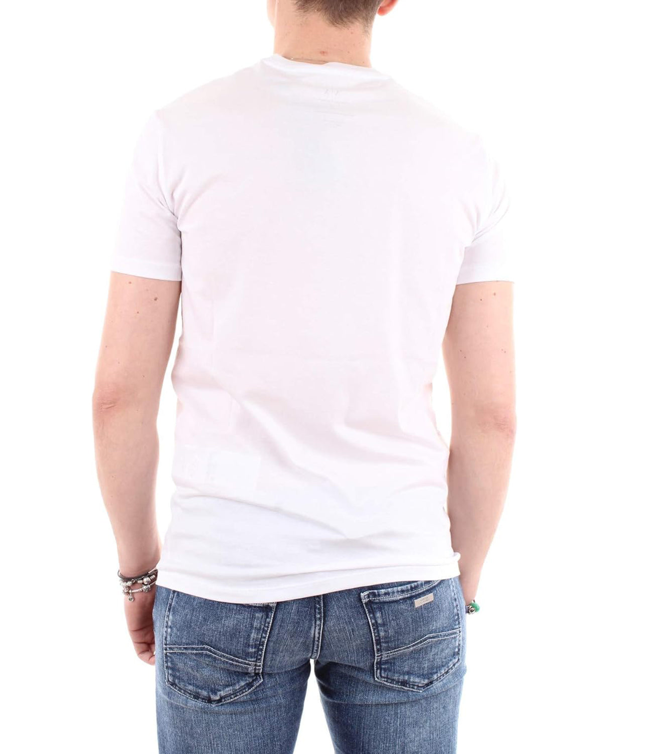 A|X Armani Exchange T-shirt Uomo Mod. 8NZT74 ZJA5Z 1100 Bianco