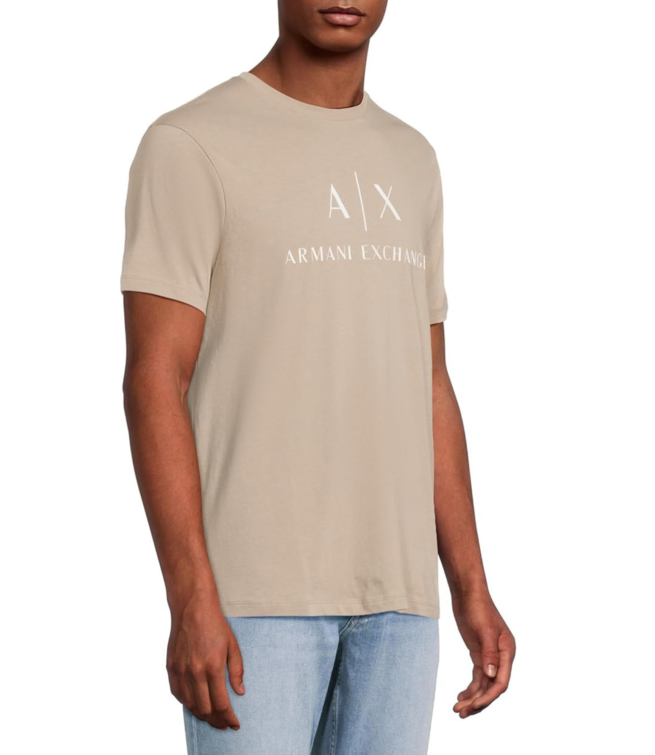 A|X Armani Exchange T-shirt Uomo Mod. 8NZTCJ Z8H4Z U6167 Sabbia Beige
