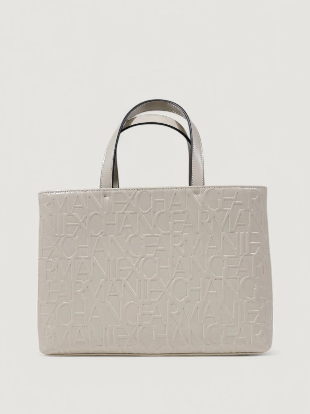 Borsa Shopper Armani Exchange da Donna - Avorio