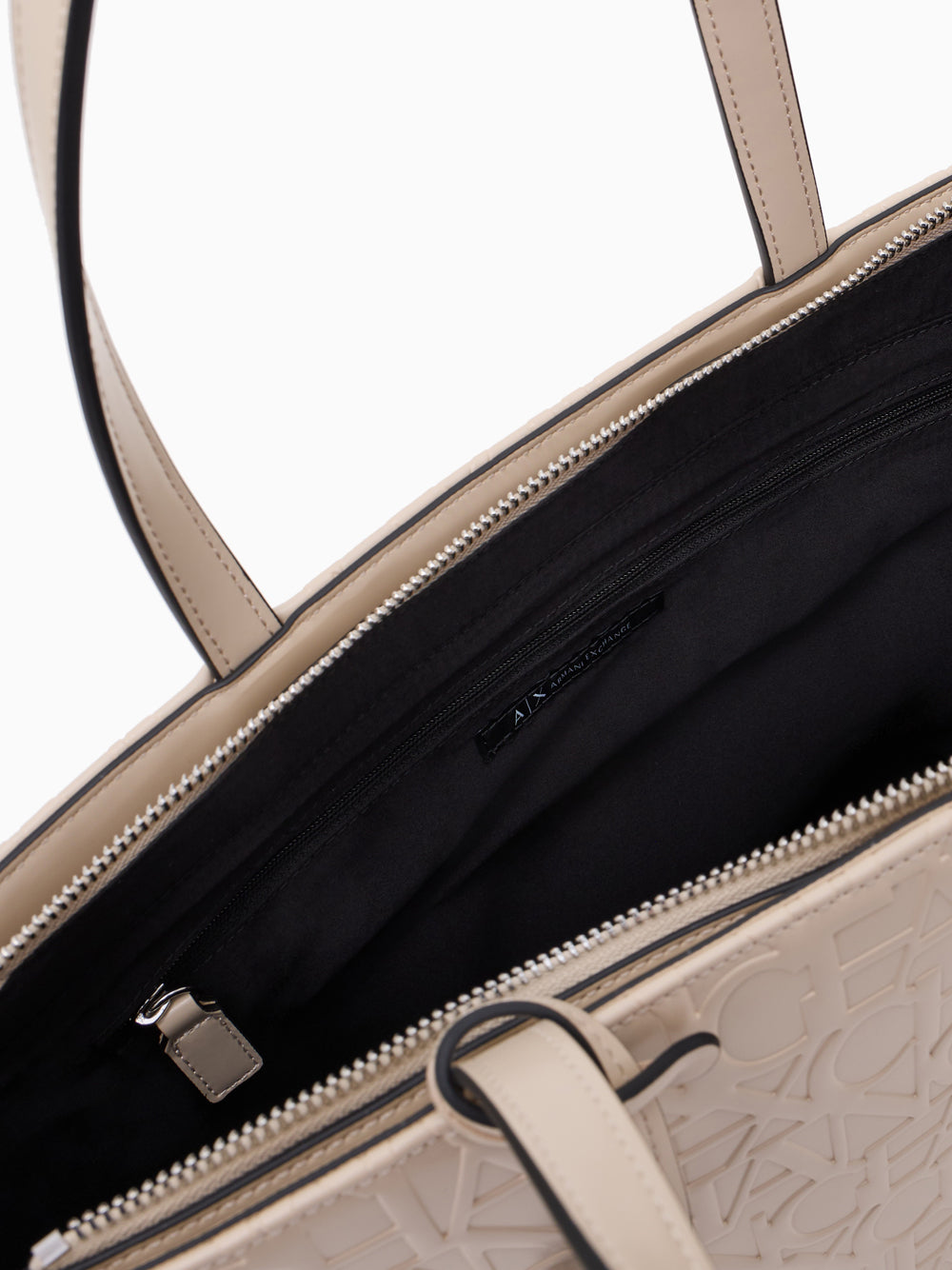 Borsa Shopper Armani Exchange da Donna - Avorio