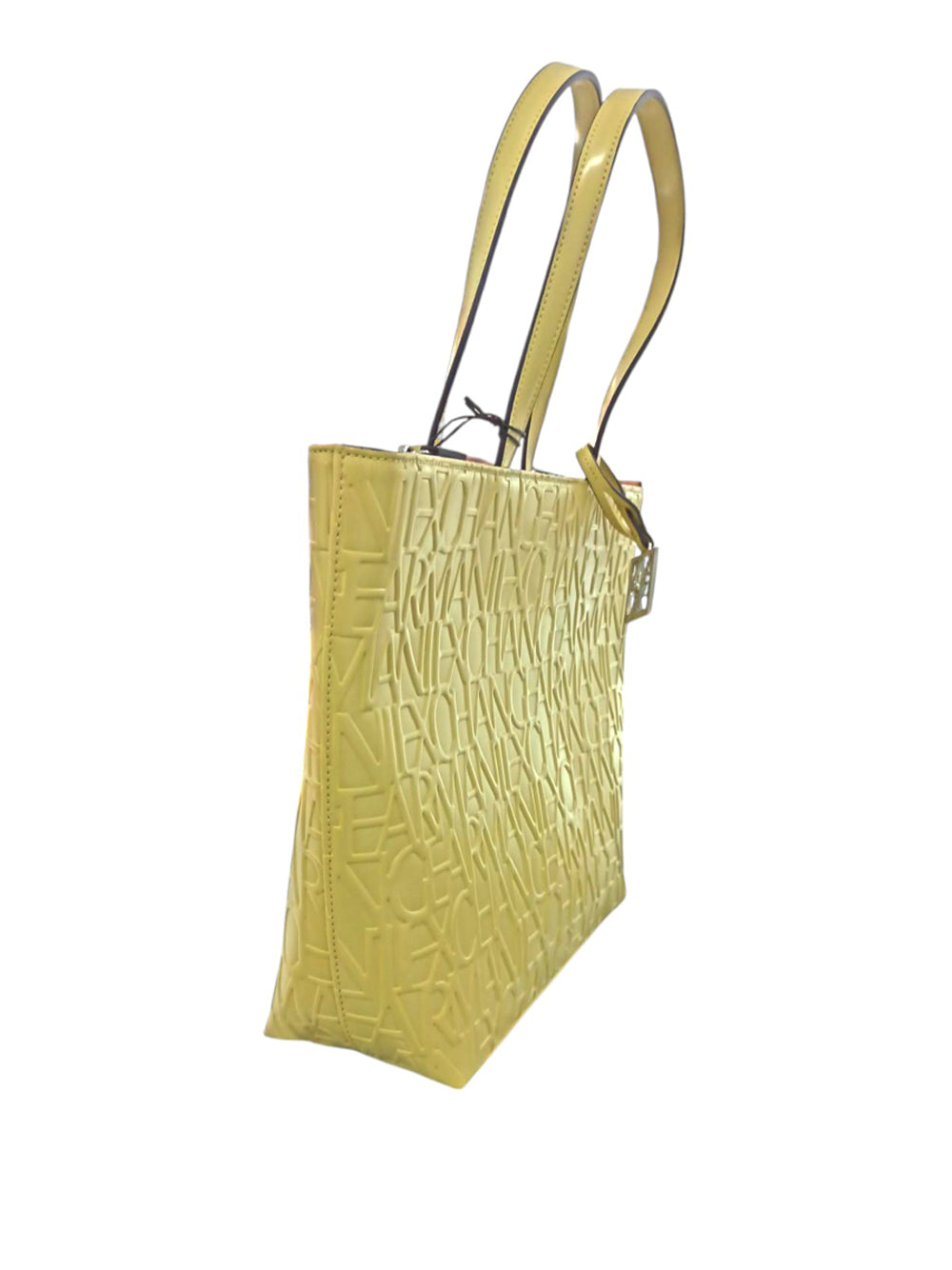Borsa Shopper Armani Exchange da Donna - Giallo