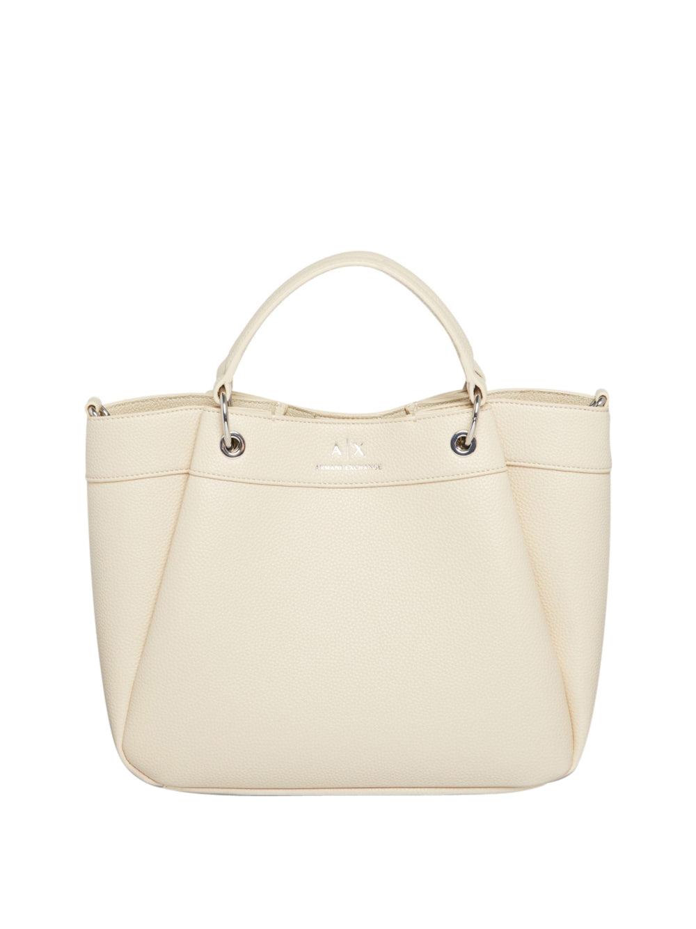 Borsa Shopper Armani Exchange da Donna - Avorio