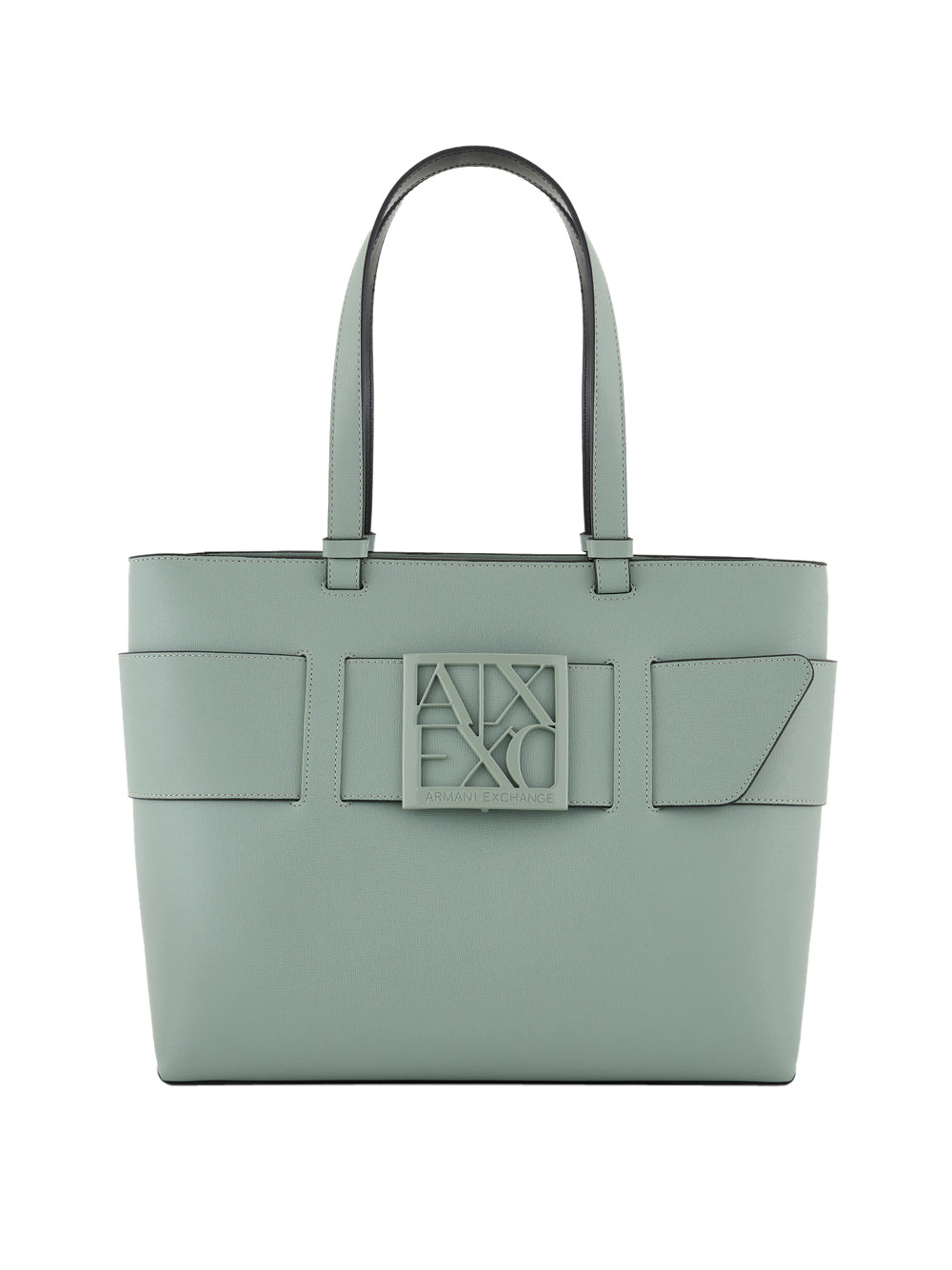 Borsa Shopper Armani Exchange da Donna - Verde