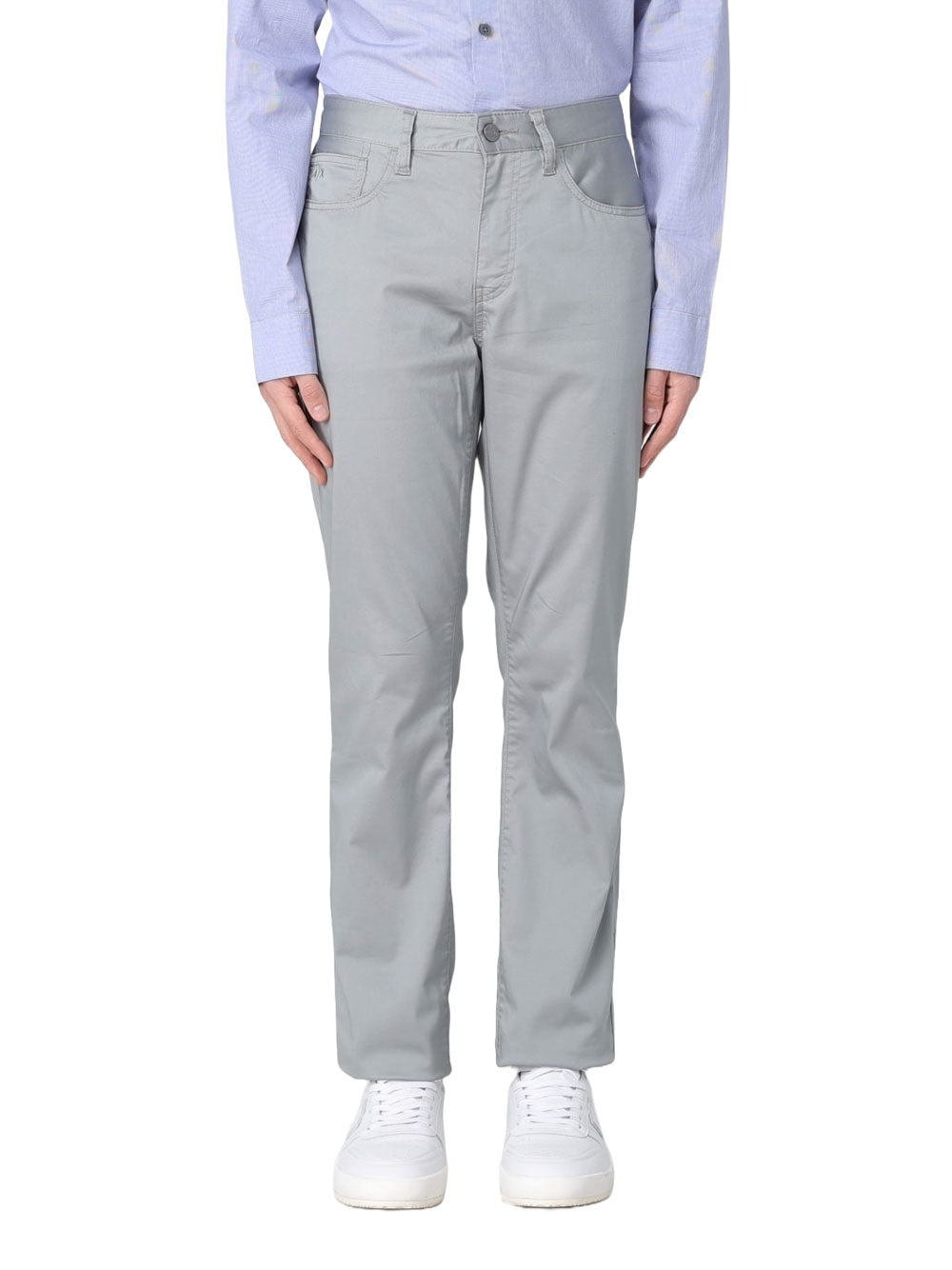 Pantalone Slim Armani Exchange da Uomo - Grigio