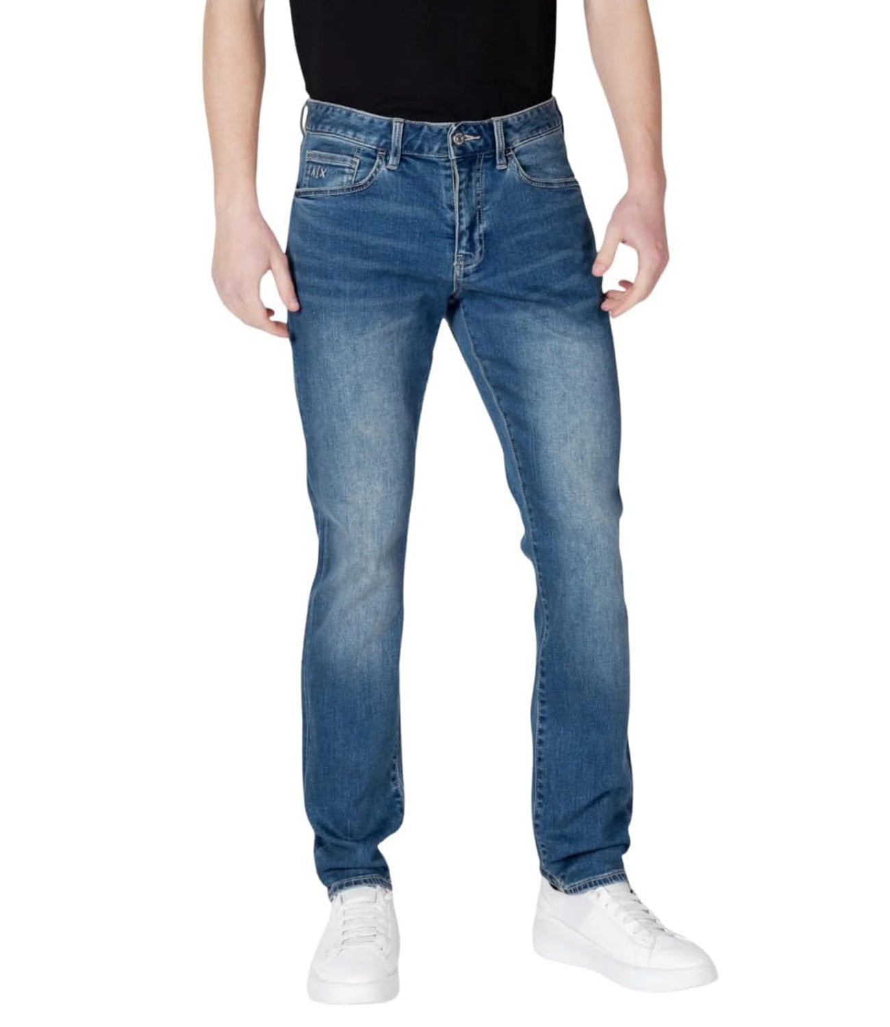 A|X Armani Exchange Pantalone 5 Tasche Uomo Mod. XM000070 AF14266 MB001 Denim Blu