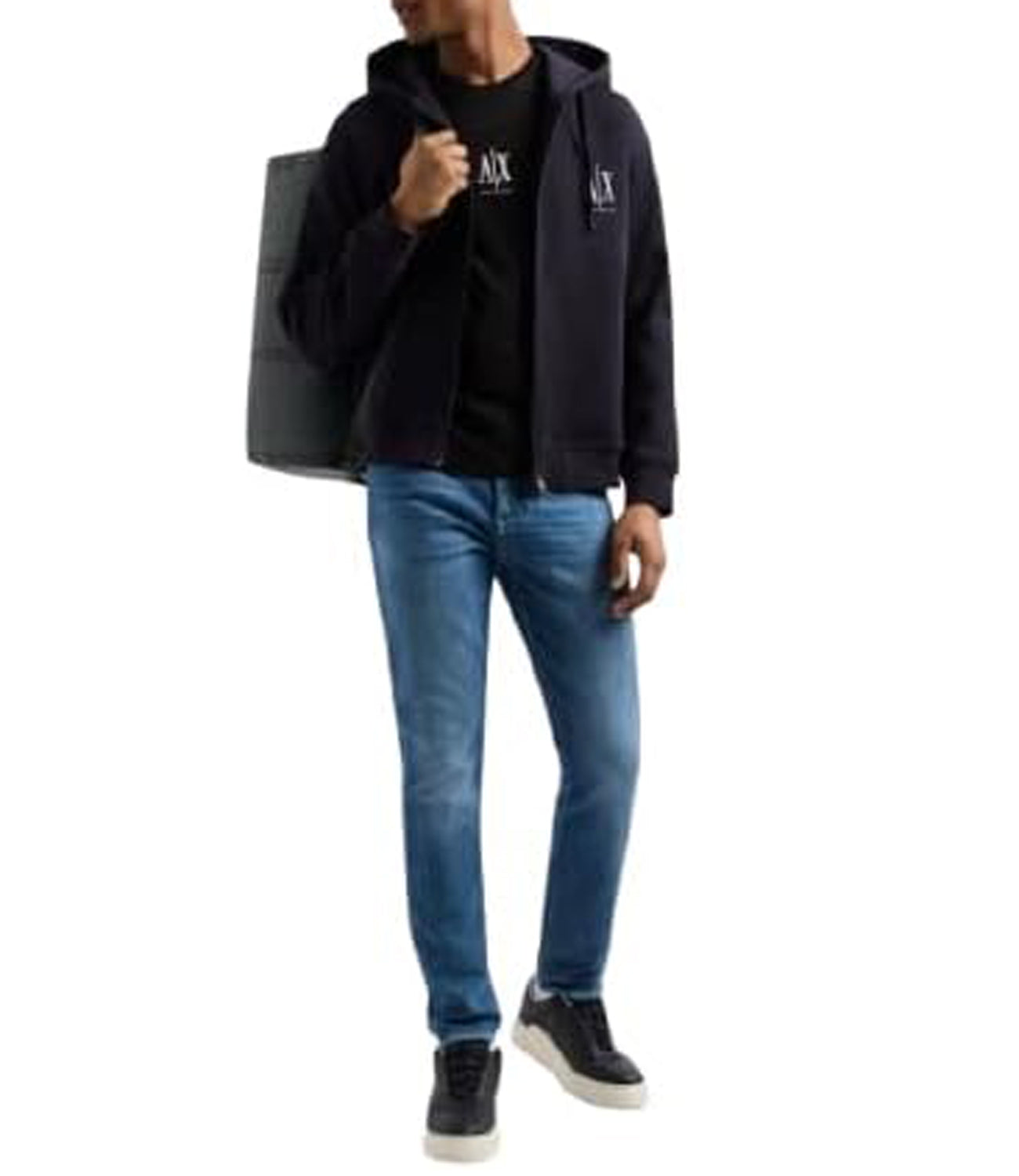 A|X Armani Exchange Pantalone 5 Tasche Uomo Mod. XM000070 AF14368 MB002 Denim Blu