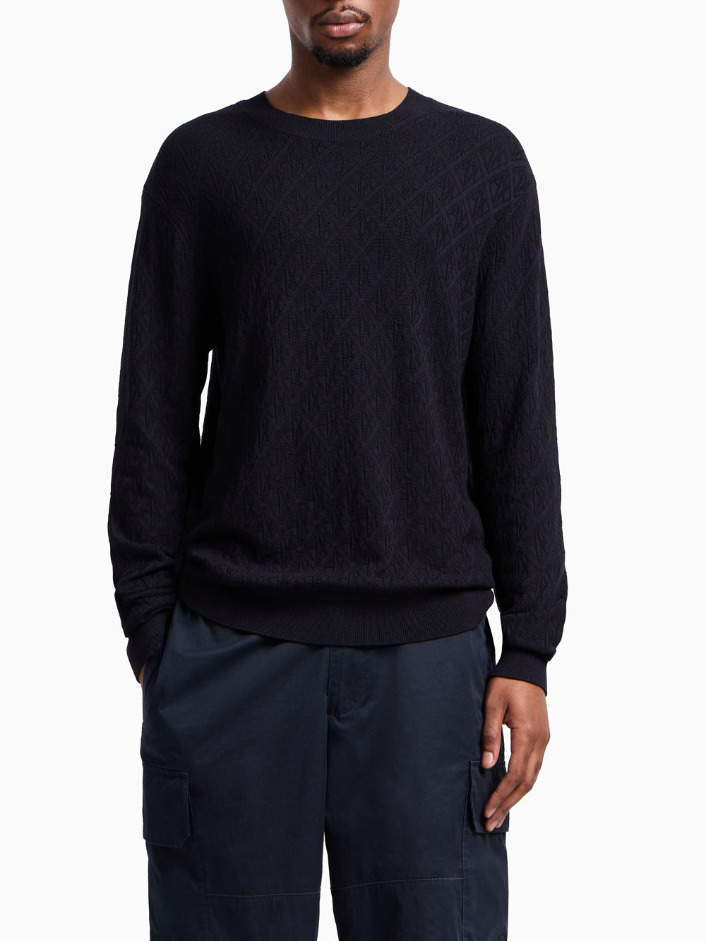 Pullover Armani Exchange da Uomo - Blu