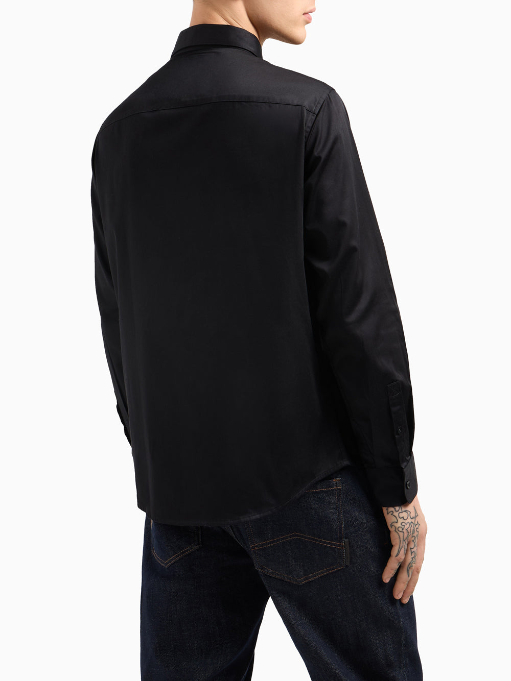 Camicia Classica Armani Exchange da Uomo - Nero