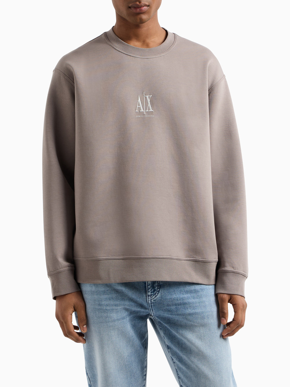 Felpa Armani Exchange da Uomo - Beige